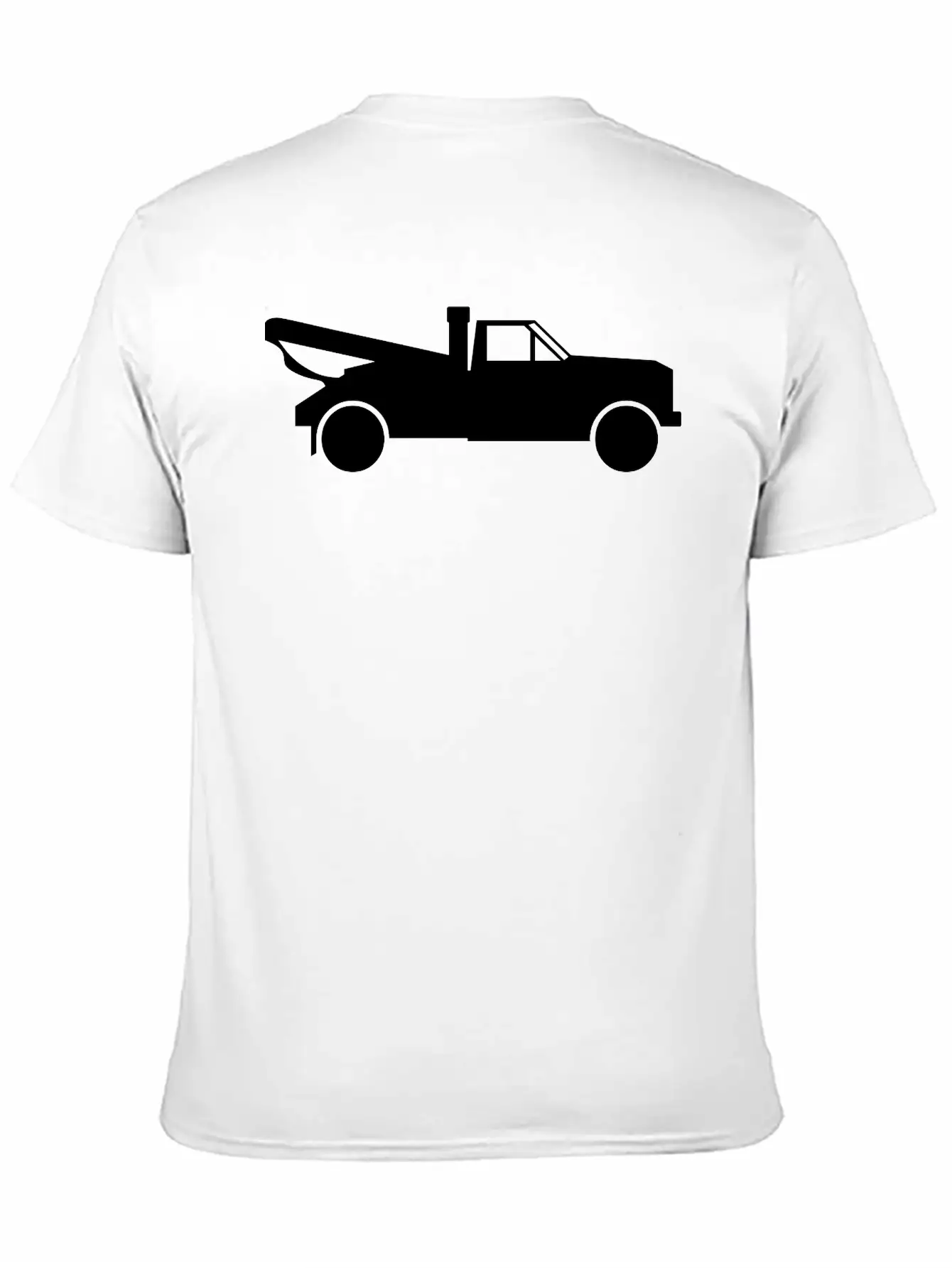 Tow Truck With A Crane Essential Cotton Tee For Daily Outfits – Unisex Style