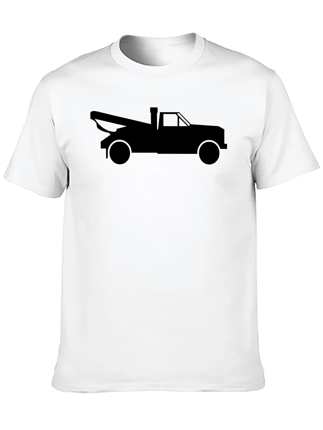 Tow Truck With A Crane Essential Cotton Tee For Daily Outfits – Unisex Style