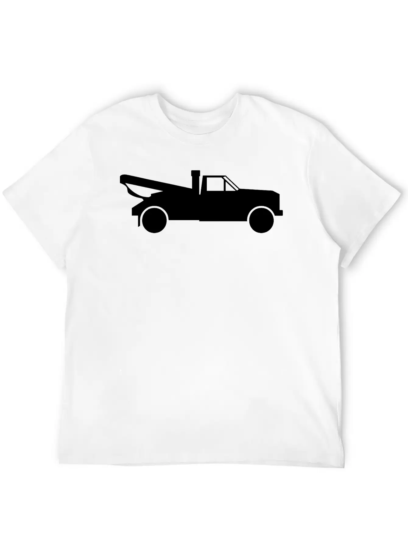 Tow Truck With A Crane Essential Cotton Tee For Daily Outfits – Unisex Style