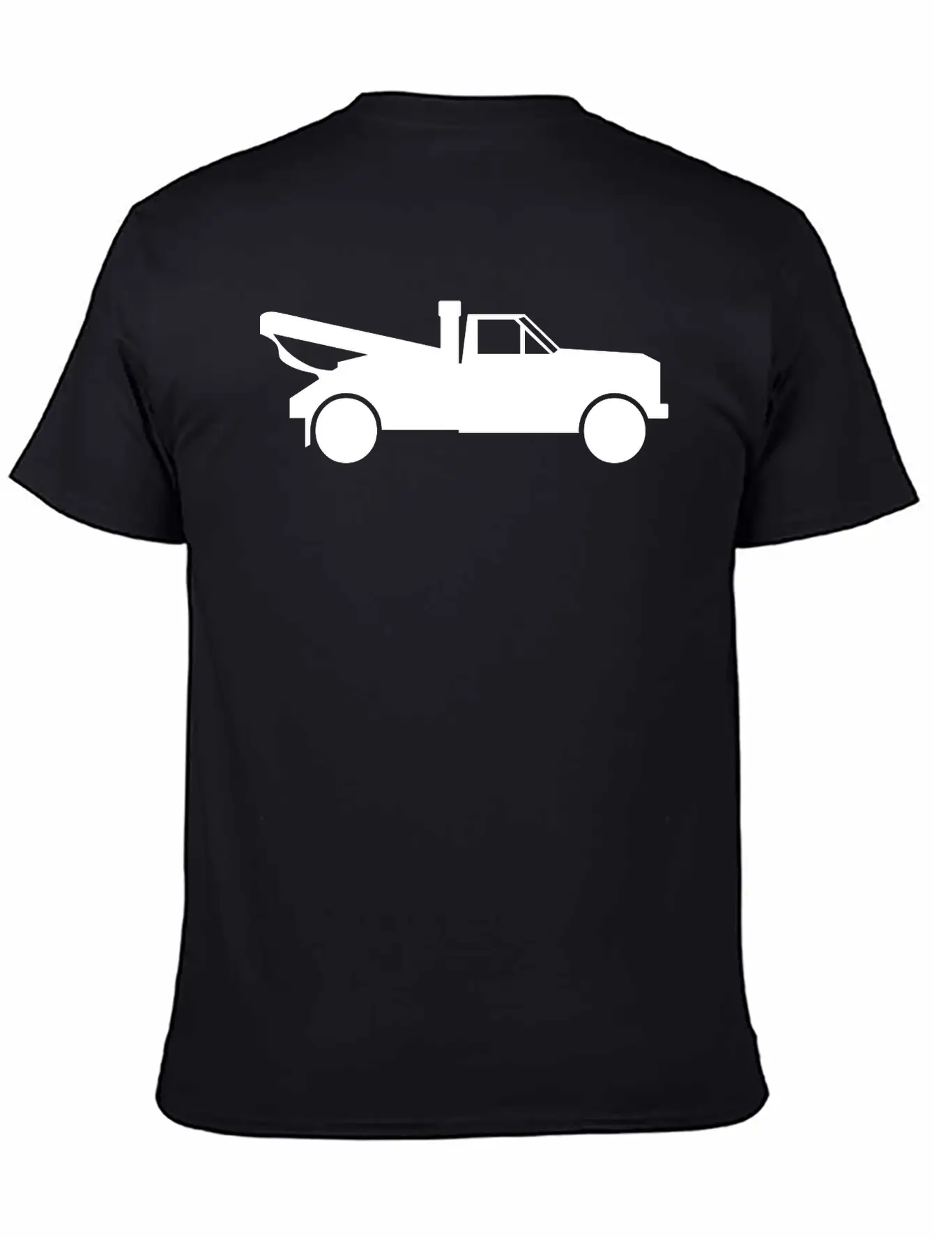 Tow Truck With A Crane Essential Cotton Tee For Daily Outfits – Unisex Style