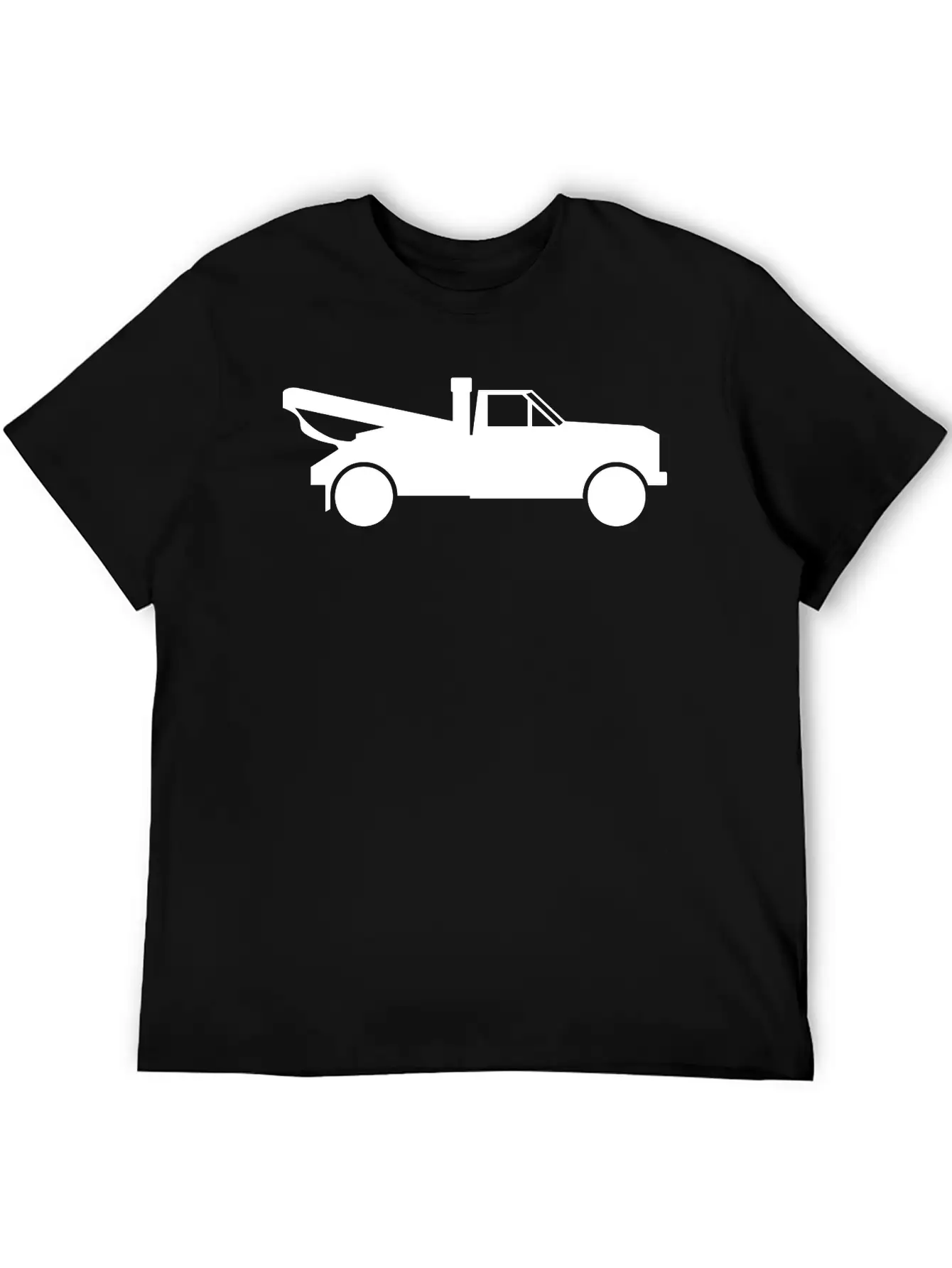 Tow Truck With A Crane Essential Cotton Tee For Daily Outfits – Unisex Style