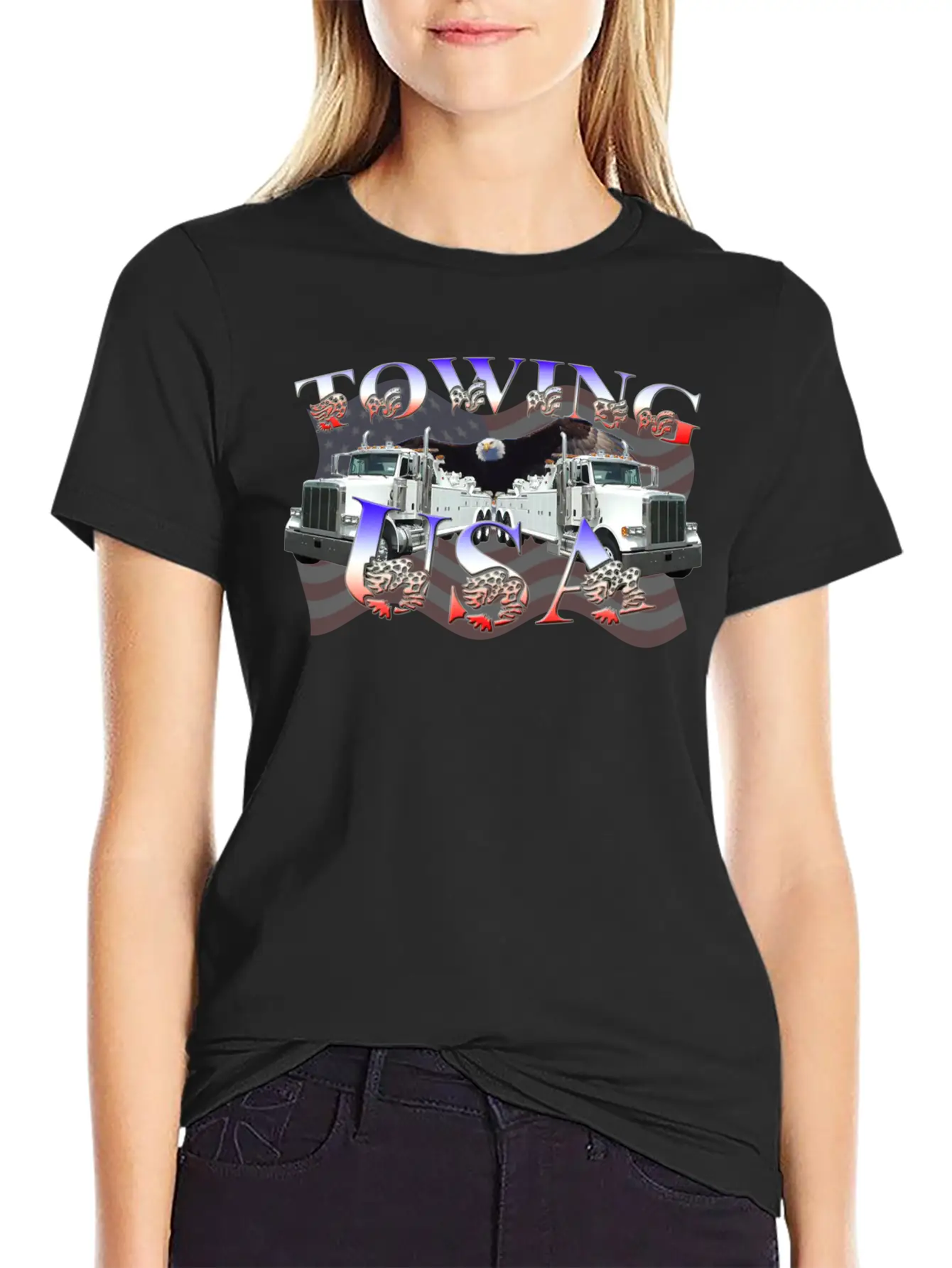 Towing USA Soft Cotton Short Sleeve Tee – Unisex Wardrobe Staple