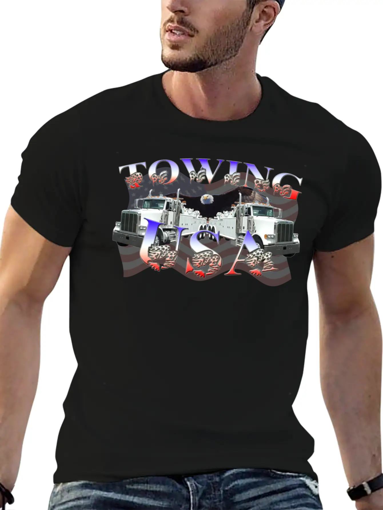 Towing USA Soft Cotton Short Sleeve Tee – Unisex Wardrobe Staple