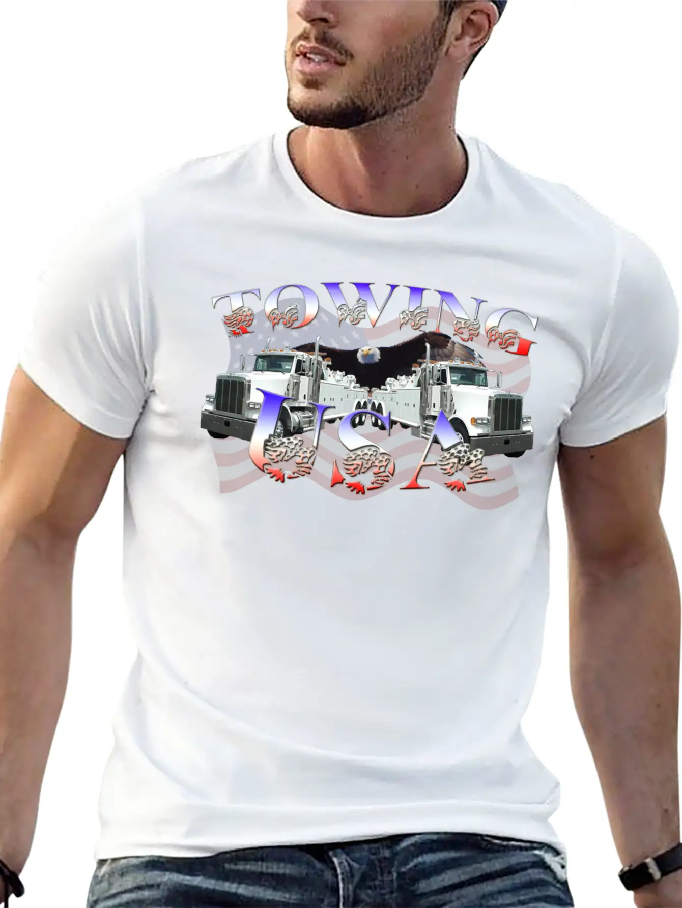 Towing USA Soft Cotton Short Sleeve Tee – Unisex Wardrobe Staple