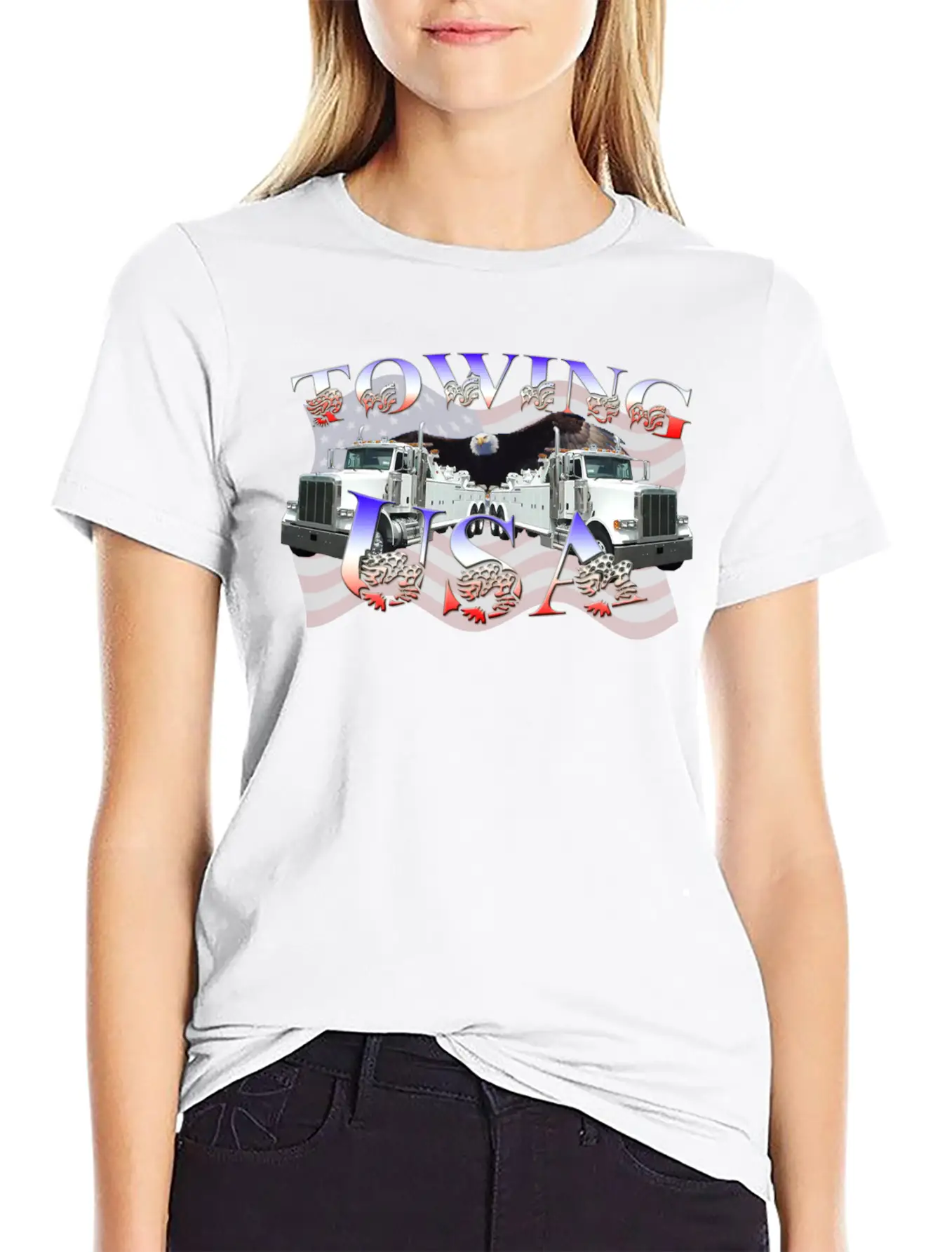 Towing USA Soft Cotton Short Sleeve Tee – Unisex Wardrobe Staple
