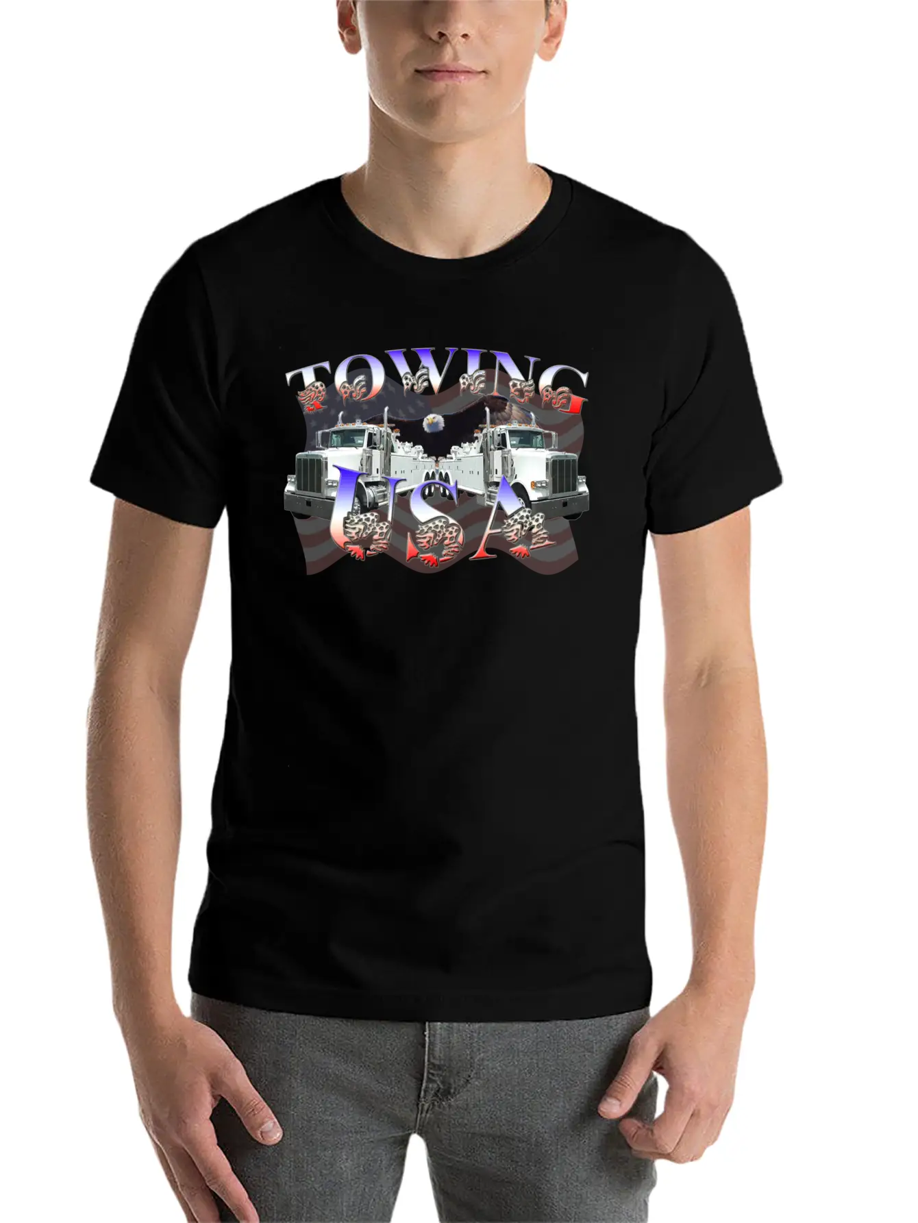 Towing USA Soft Cotton Short Sleeve Tee – Unisex Wardrobe Staple