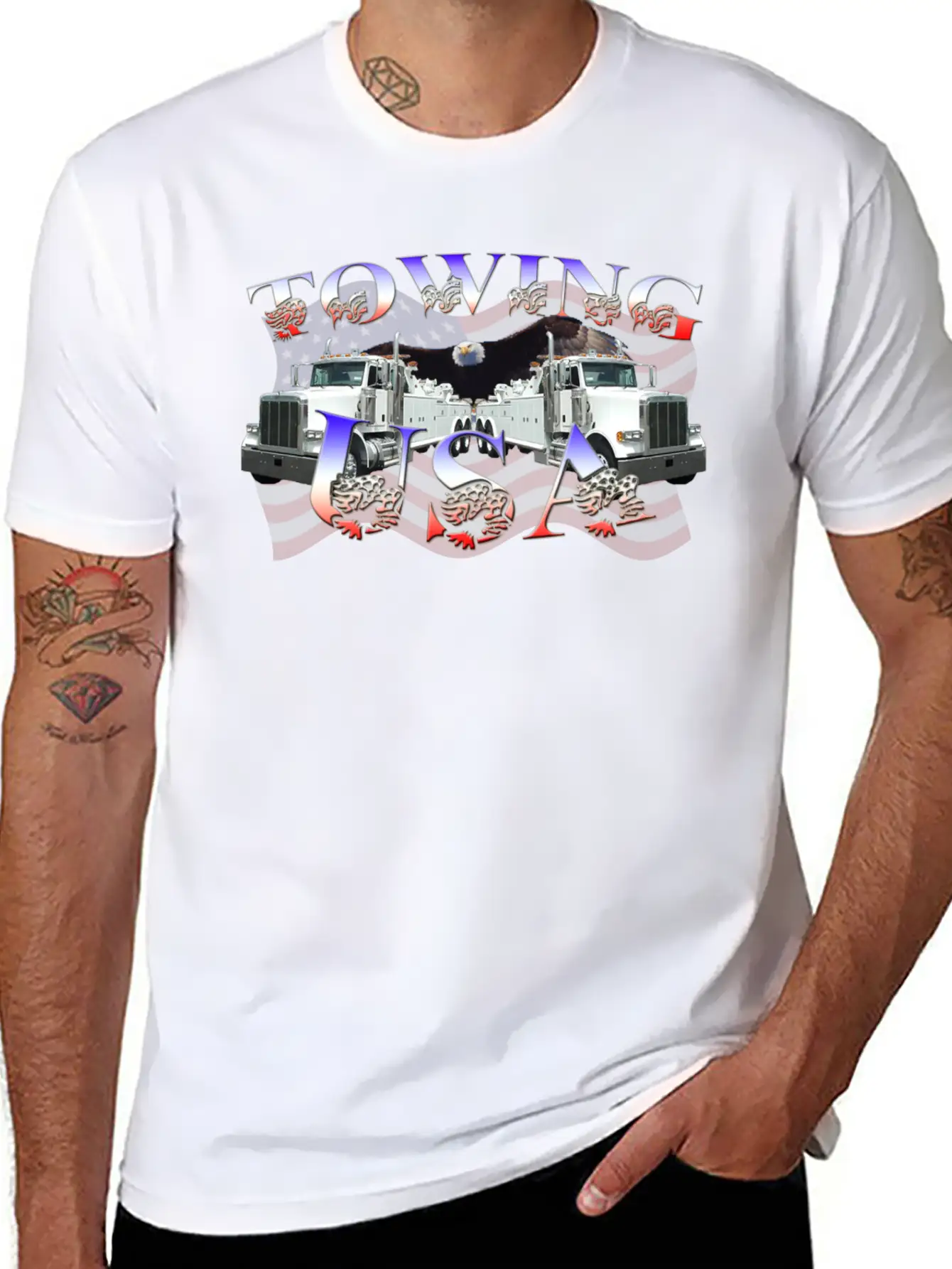 Towing USA Soft Cotton Short Sleeve Tee – Unisex Wardrobe Staple