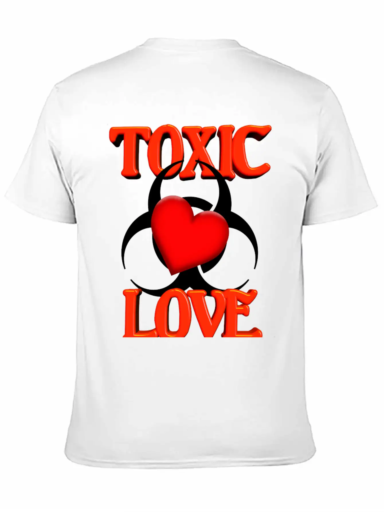 Toxic Love Modern Fit Casual T-Shirt ��� Clean And Versatile Design