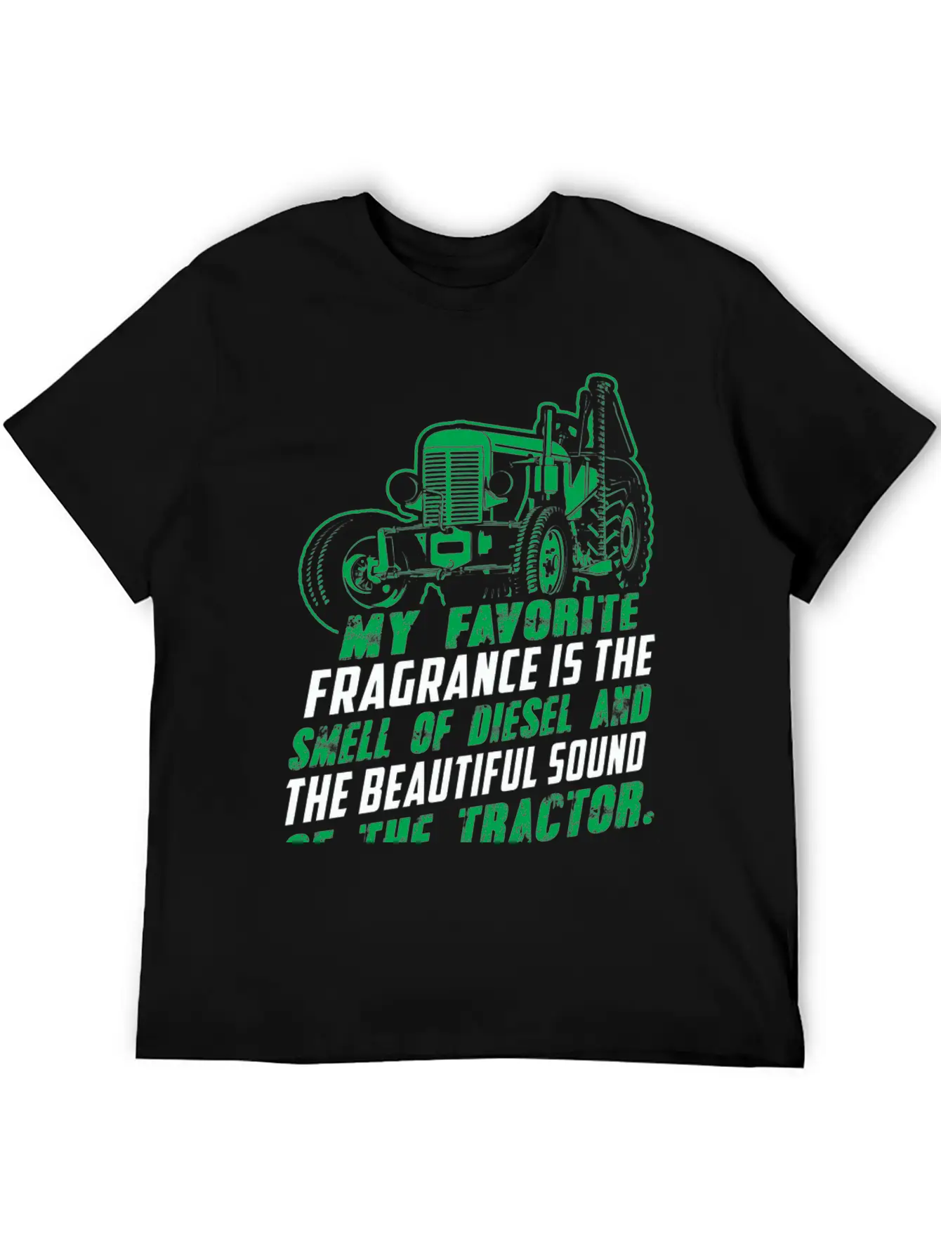 Tractor - My Favorite Fragrance Is The Sound Of Modern Fit Casual T-Shirt – Clean And Versatile Design