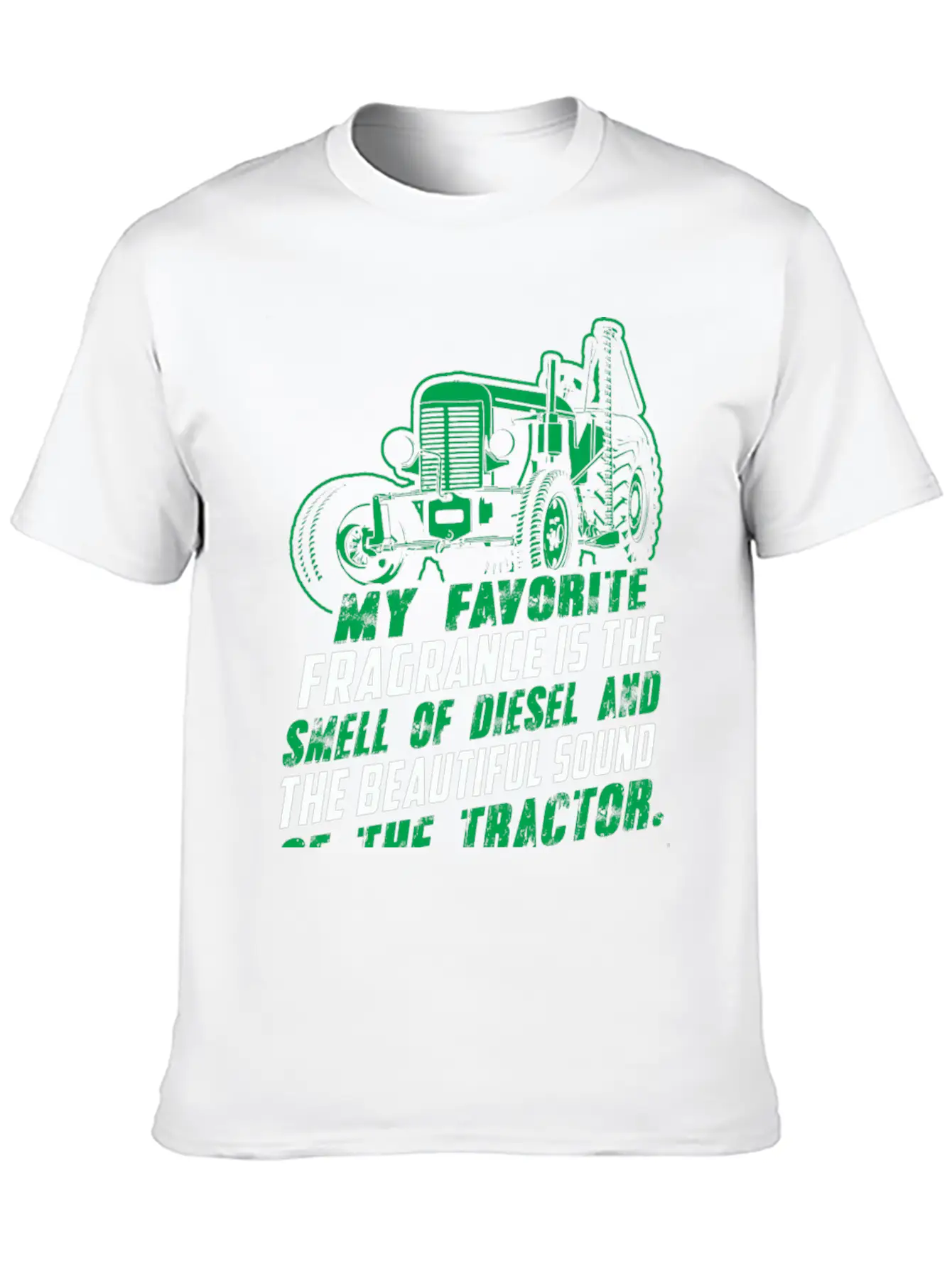 Tractor - My Favorite Fragrance Is The Sound Of Modern Fit Casual T-Shirt – Clean And Versatile Design
