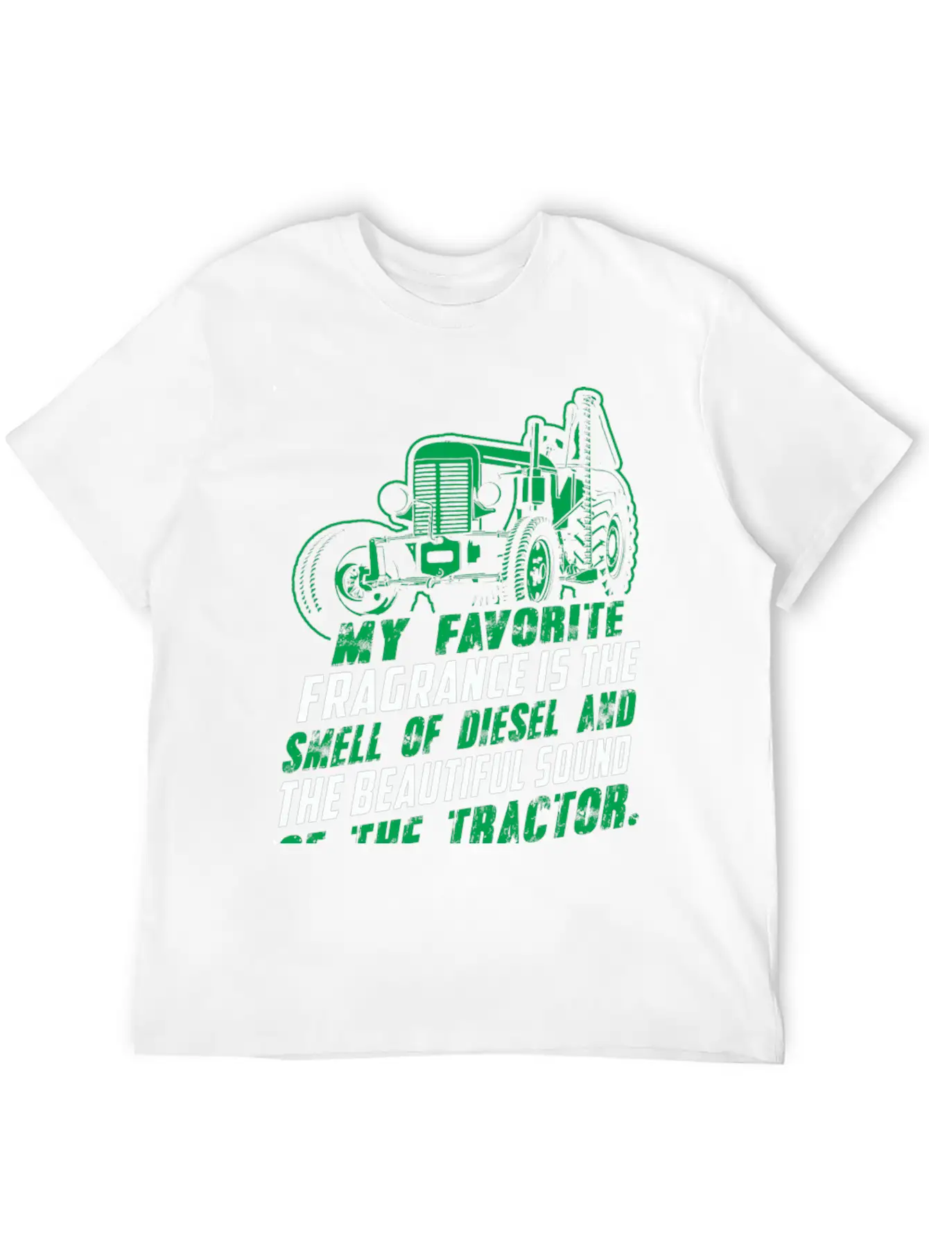 Tractor - My Favorite Fragrance Is The Sound Of Modern Fit Casual T-Shirt – Clean And Versatile Design
