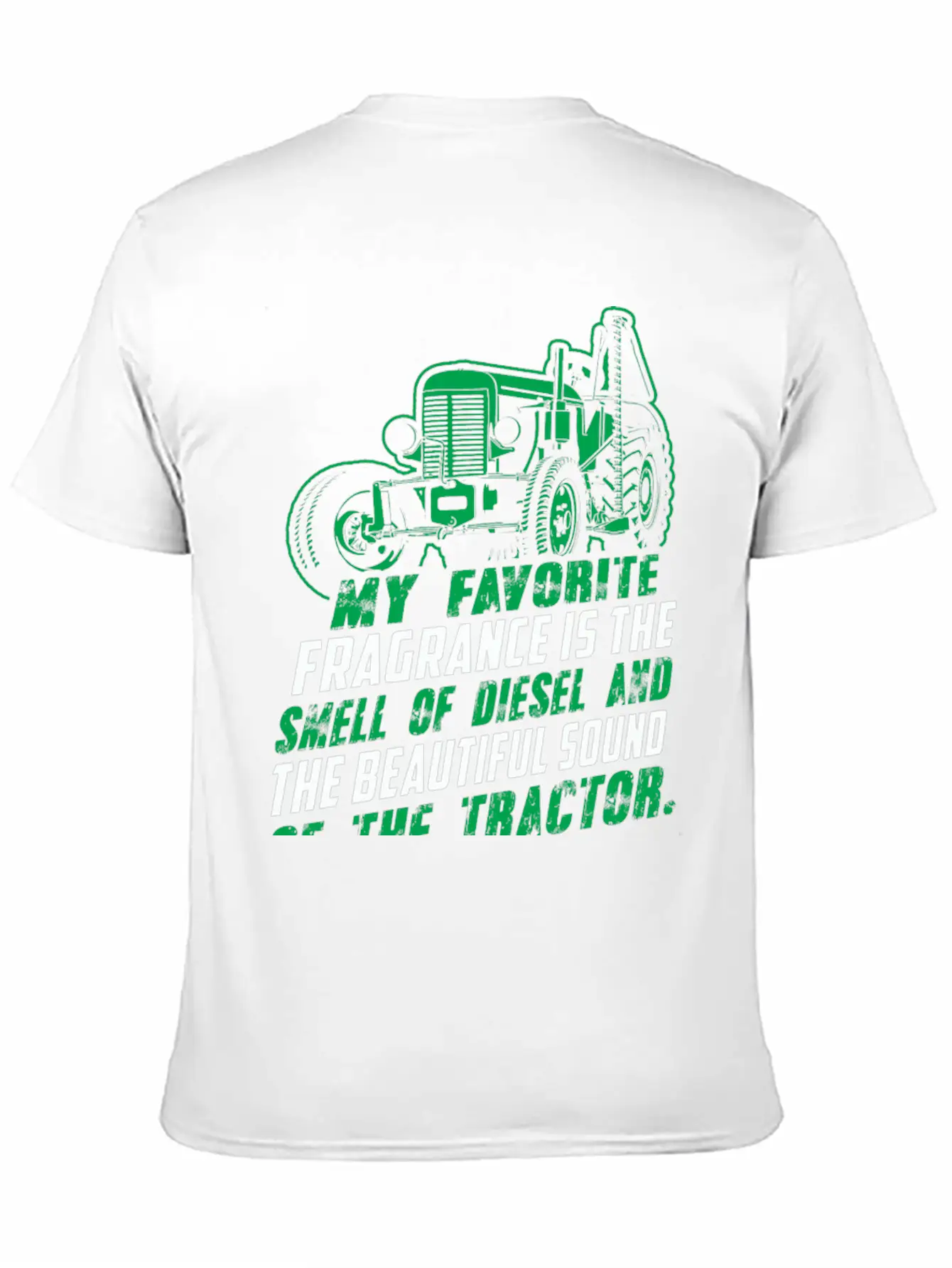 Tractor - My Favorite Fragrance Is The Sound Of Modern Fit Casual T-Shirt – Clean And Versatile Design
