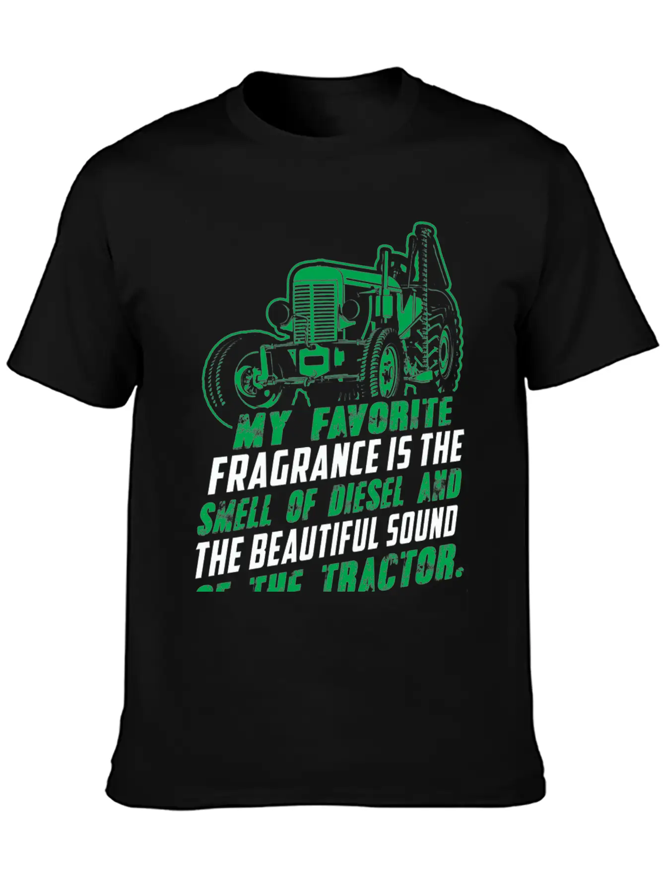 Tractor - My Favorite Fragrance Is The Sound Of Modern Fit Casual T-Shirt – Clean And Versatile Design