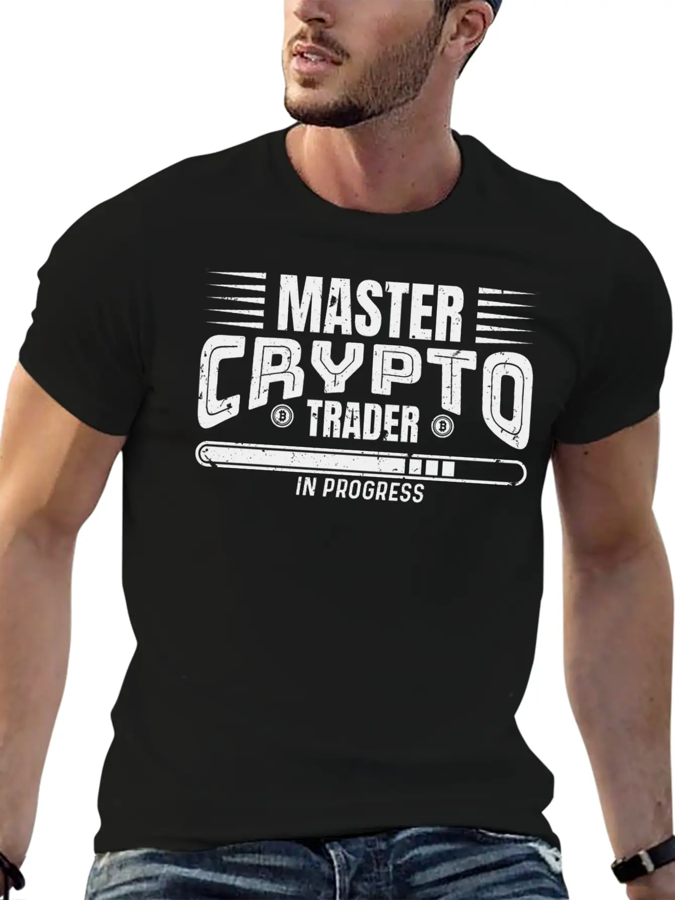Trader Crypto Decision Investors Cryptocurrency Relaxed Everyday Tee – Lightweight And Durable Cotton