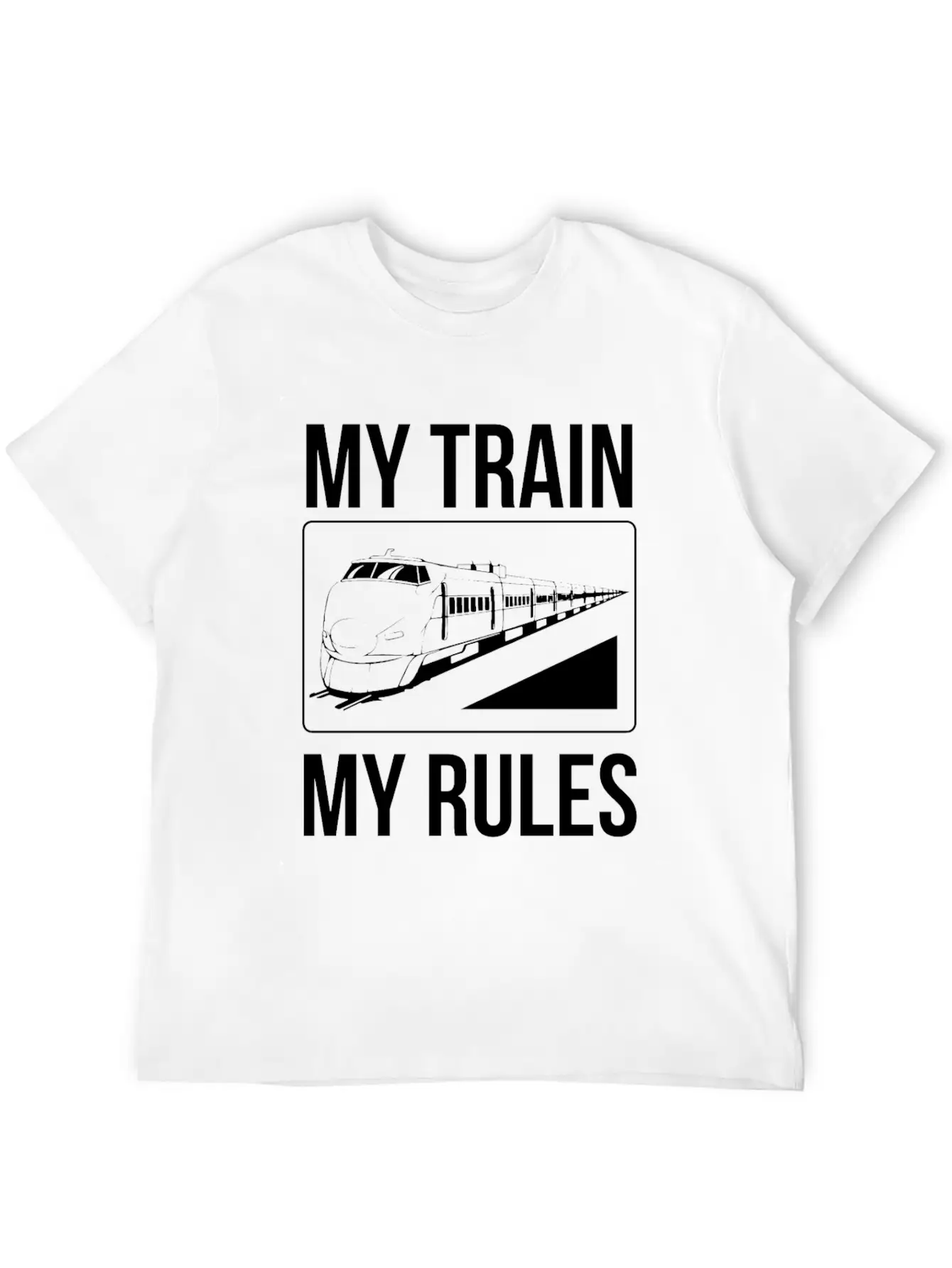 Train Leader My Train My Rules T-Shirt Modern Fit Casual T-Shirt – Clean And Versatile Design