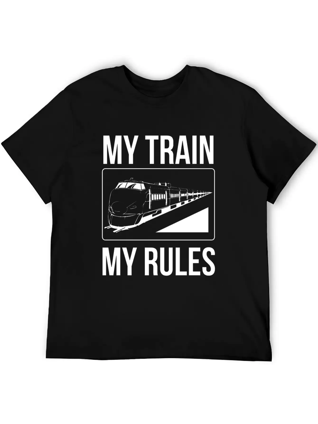 Train Leader My Train My Rules T-Shirt Modern Fit Casual T-Shirt – Clean And Versatile Design