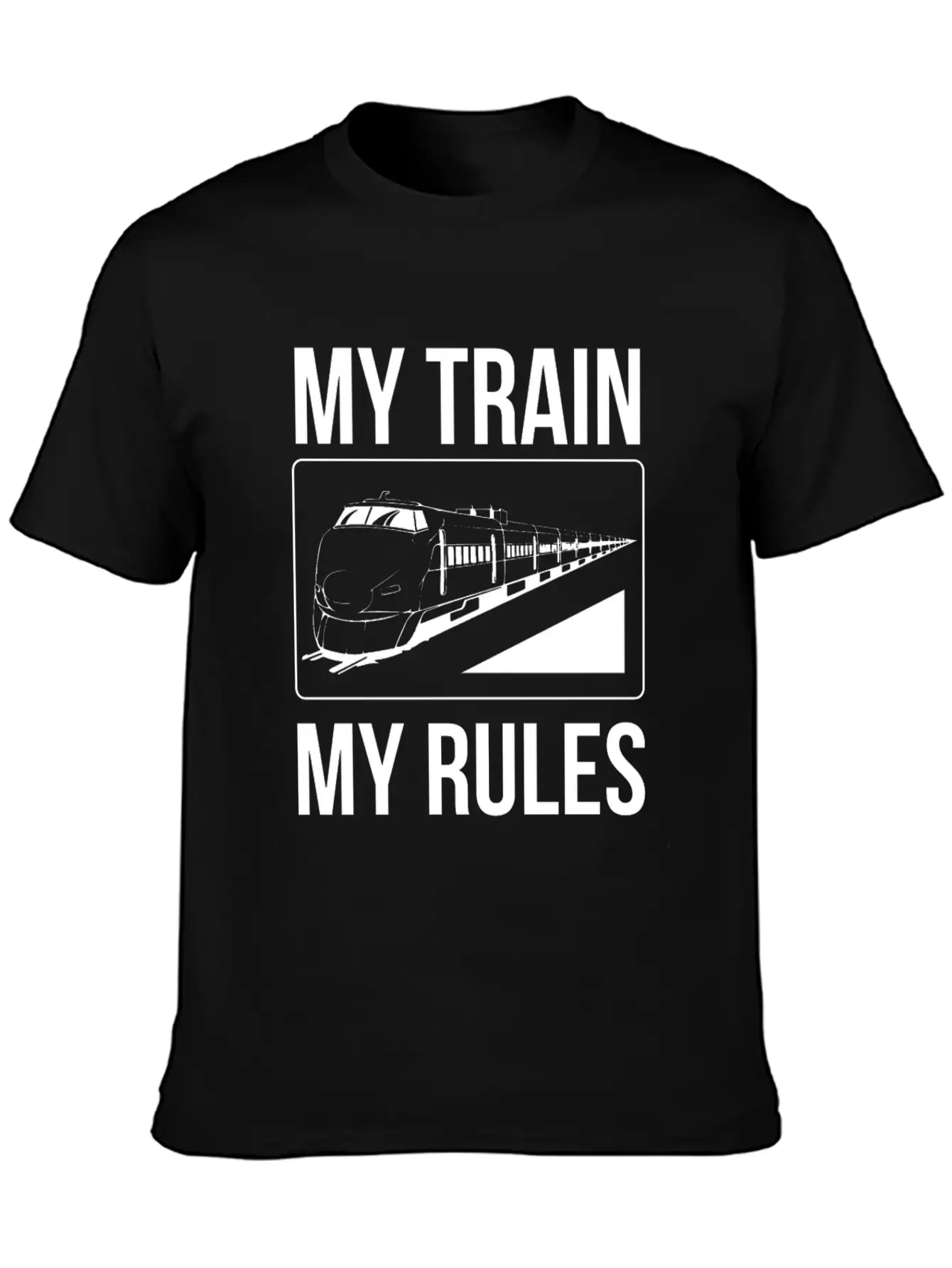 Train Leader My Train My Rules T-Shirt Modern Fit Casual T-Shirt – Clean And Versatile Design