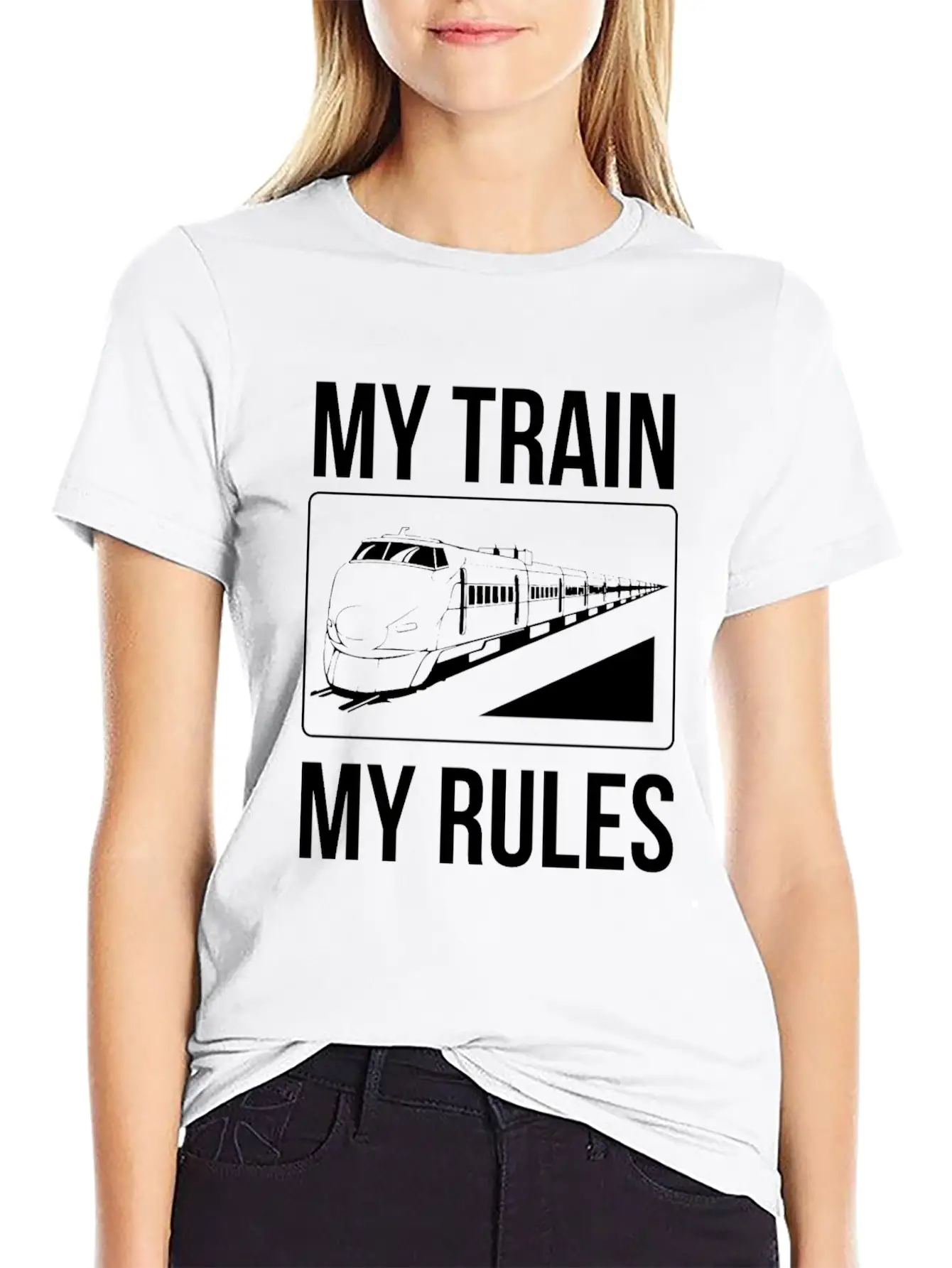 Train Leader My Train My Rules T-Shirt Modern Fit Casual T-Shirt – Clean And Versatile Design