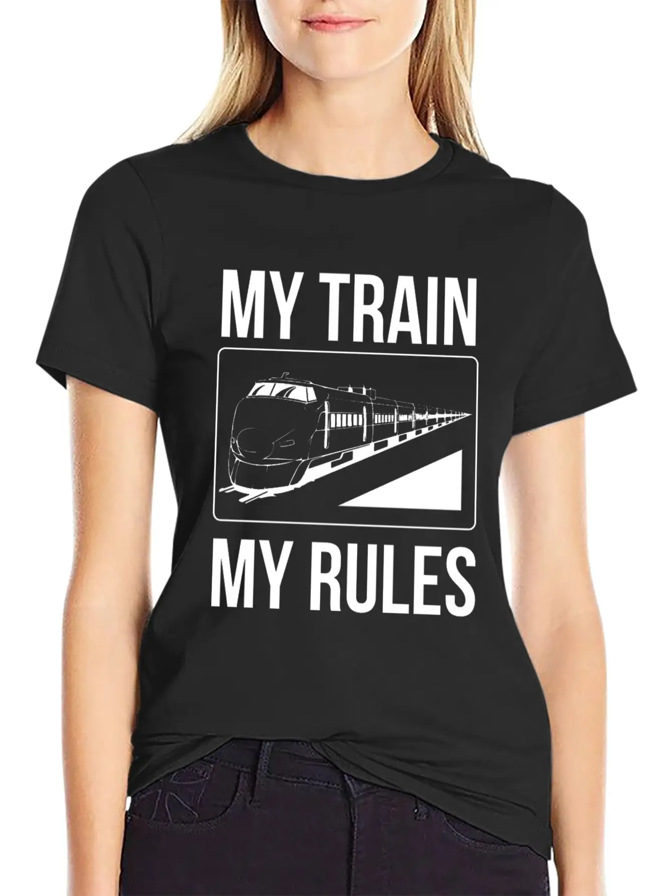 Train Leader My Train My Rules T-Shirt Modern Fit Casual T-Shirt – Clean And Versatile Design