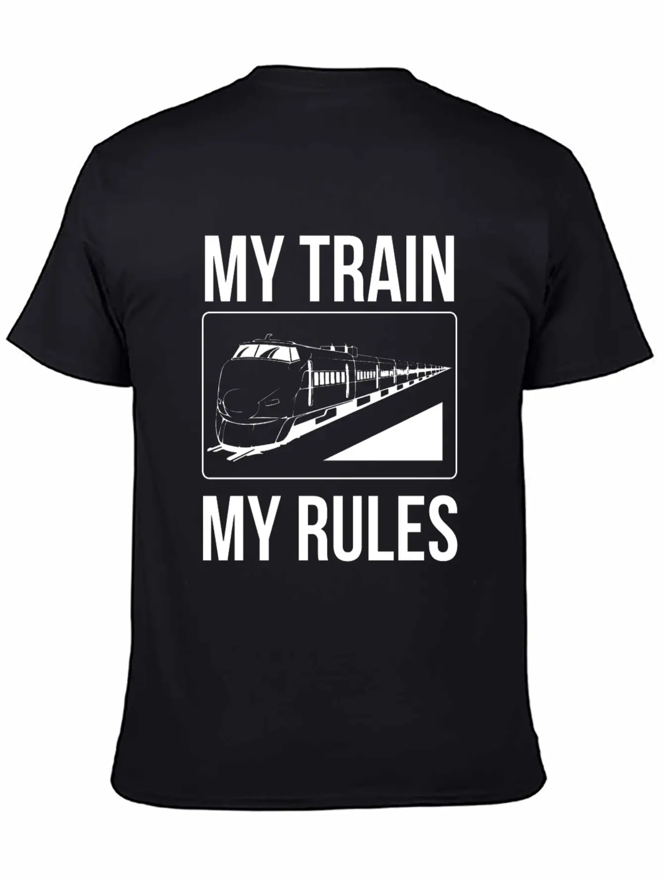 Train Leader My Train My Rules T-Shirt Modern Fit Casual T-Shirt – Clean And Versatile Design