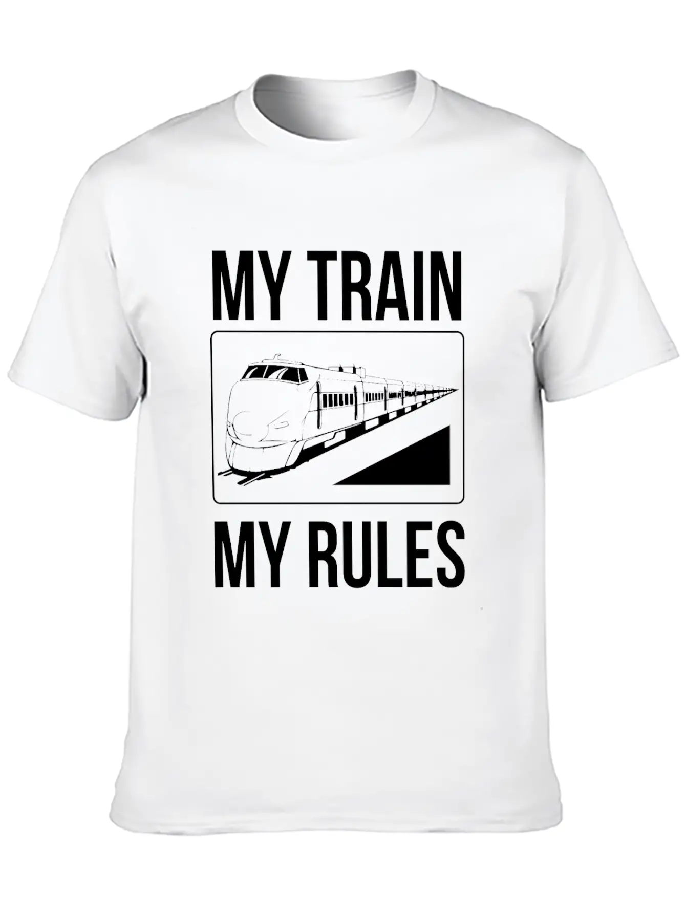 Train Leader My Train My Rules T-Shirt Modern Fit Casual T-Shirt – Clean And Versatile Design