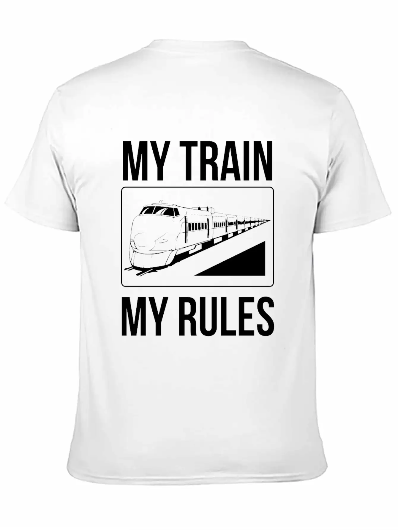 Train Leader My Train My Rules T-Shirt Modern Fit Casual T-Shirt – Clean And Versatile Design