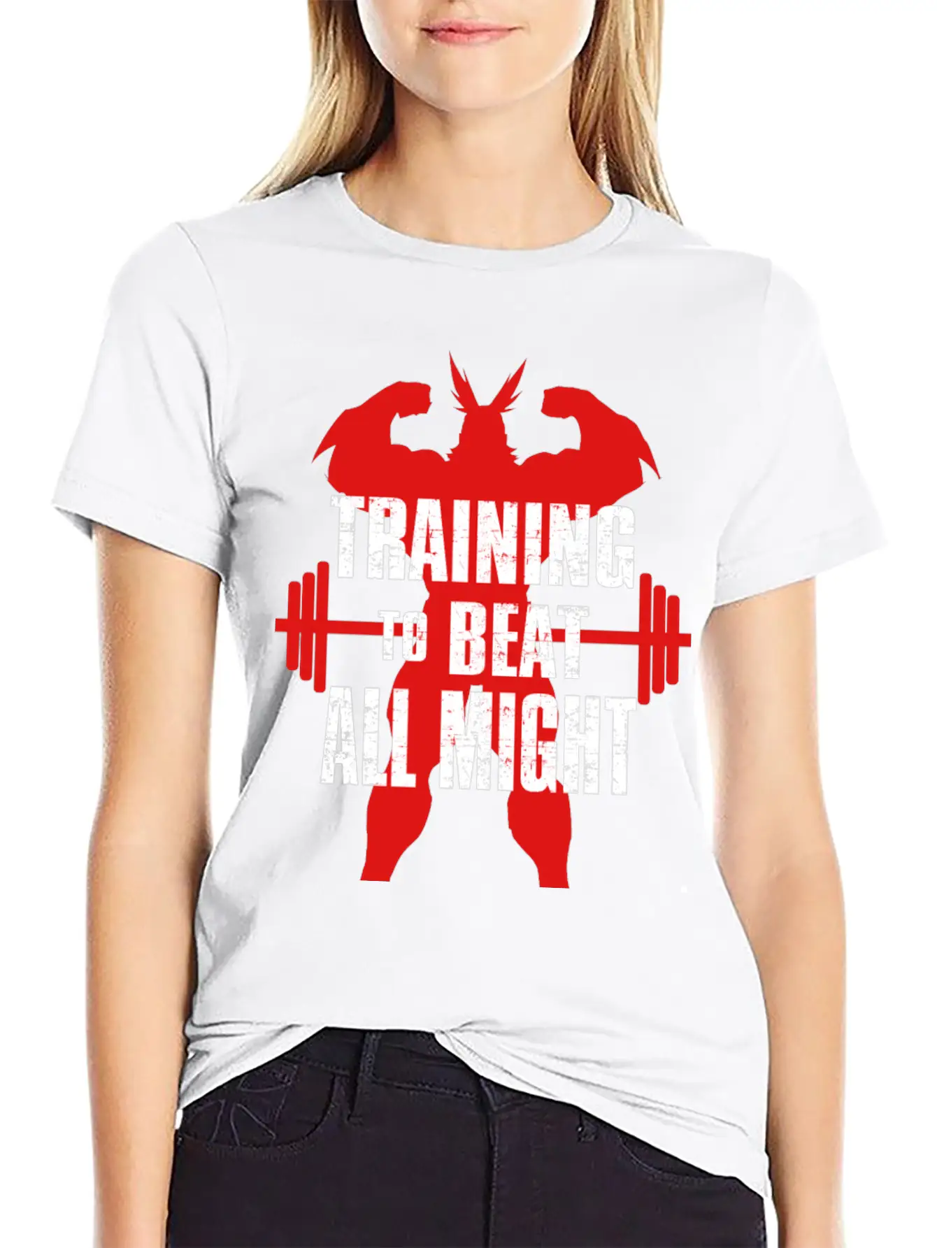 Training To Beat All Might Soft Cotton Short Sleeve Tee – Unisex Wardrobe Staple