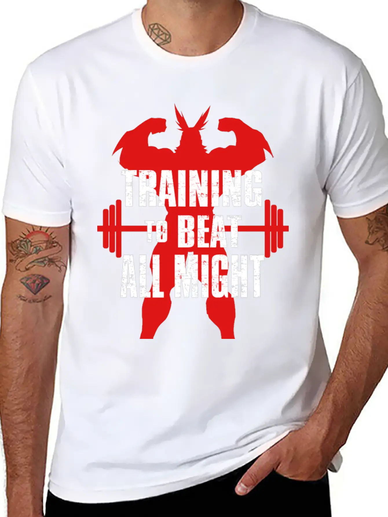 Training To Beat All Might Soft Cotton Short Sleeve Tee – Unisex Wardrobe Staple