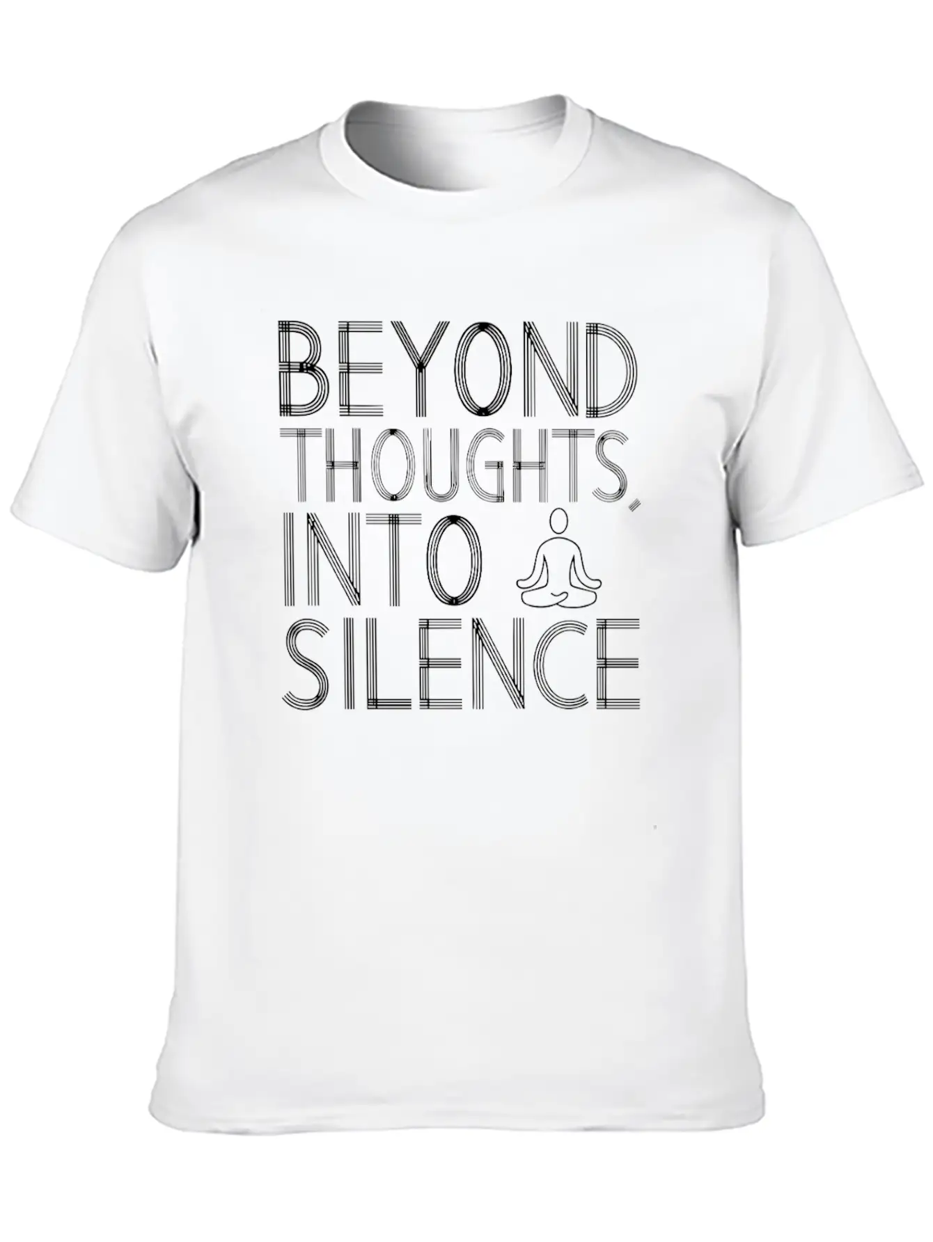 Transcendental Meditation Mindfulness Spiritual Unisex Casual T-Shirt – Clean Design For Daily Comfort