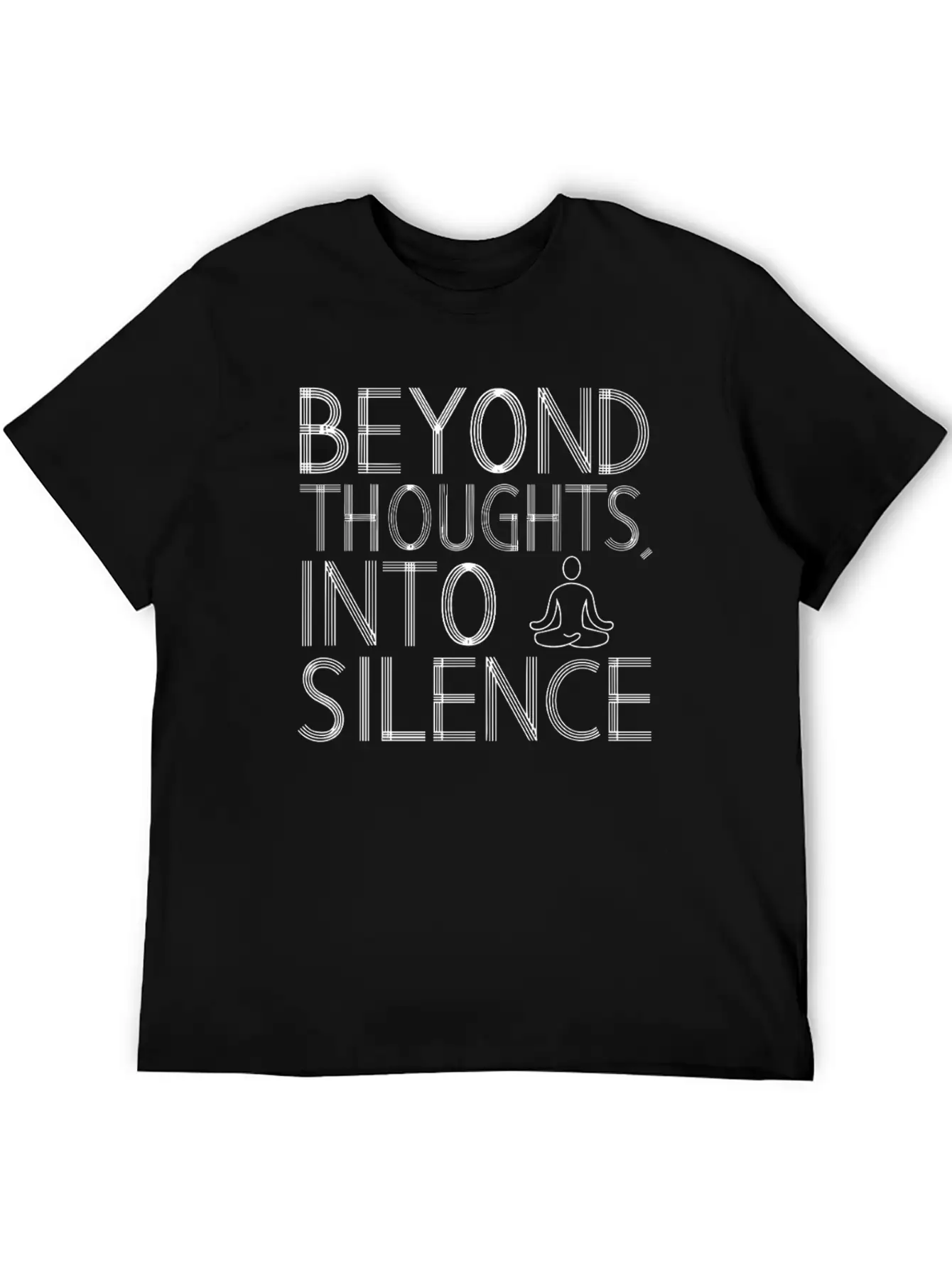 Transcendental Meditation Mindfulness Spiritual Unisex Casual T-Shirt – Clean Design For Daily Comfort