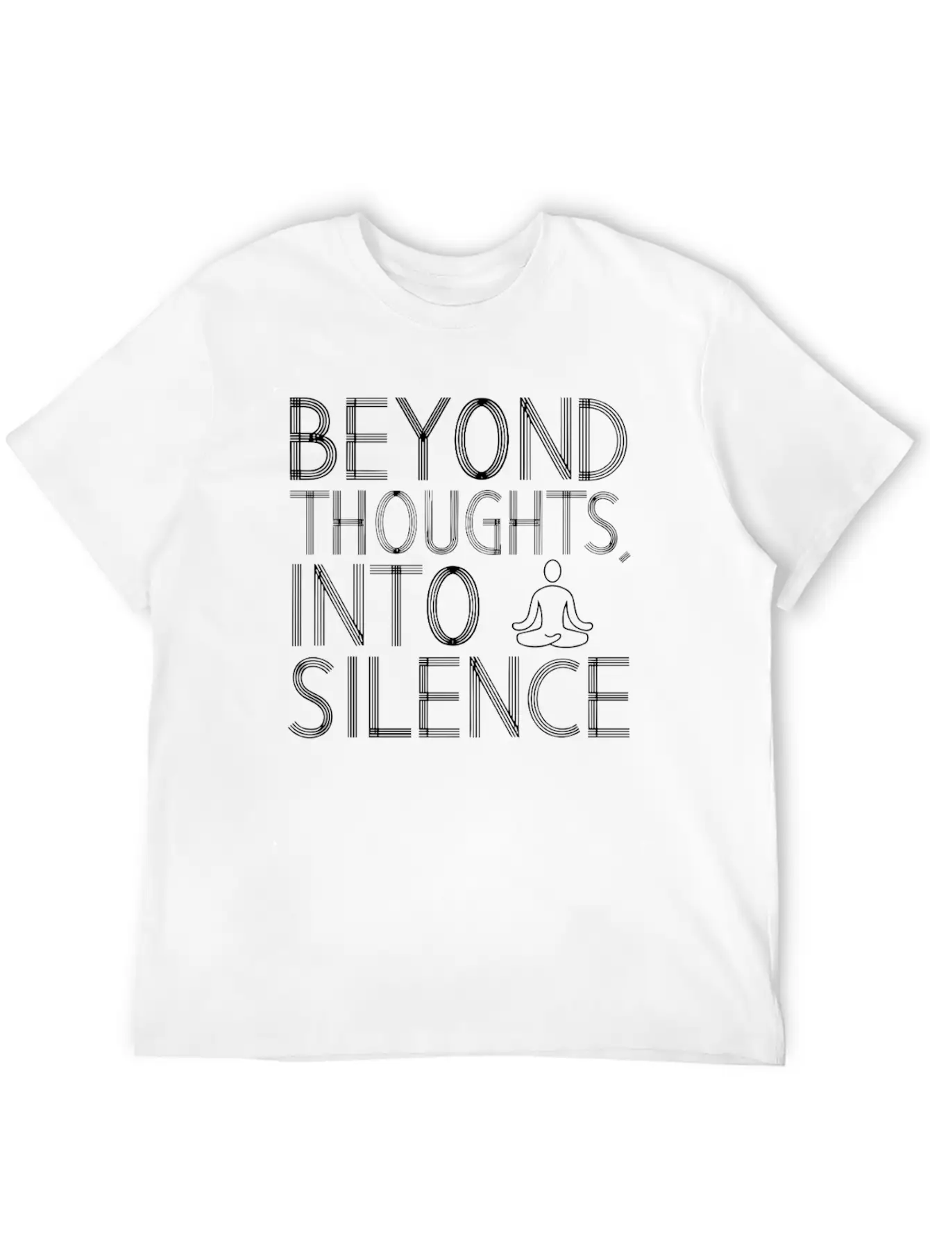 Transcendental Meditation Mindfulness Spiritual Unisex Casual T-Shirt – Clean Design For Daily Comfort