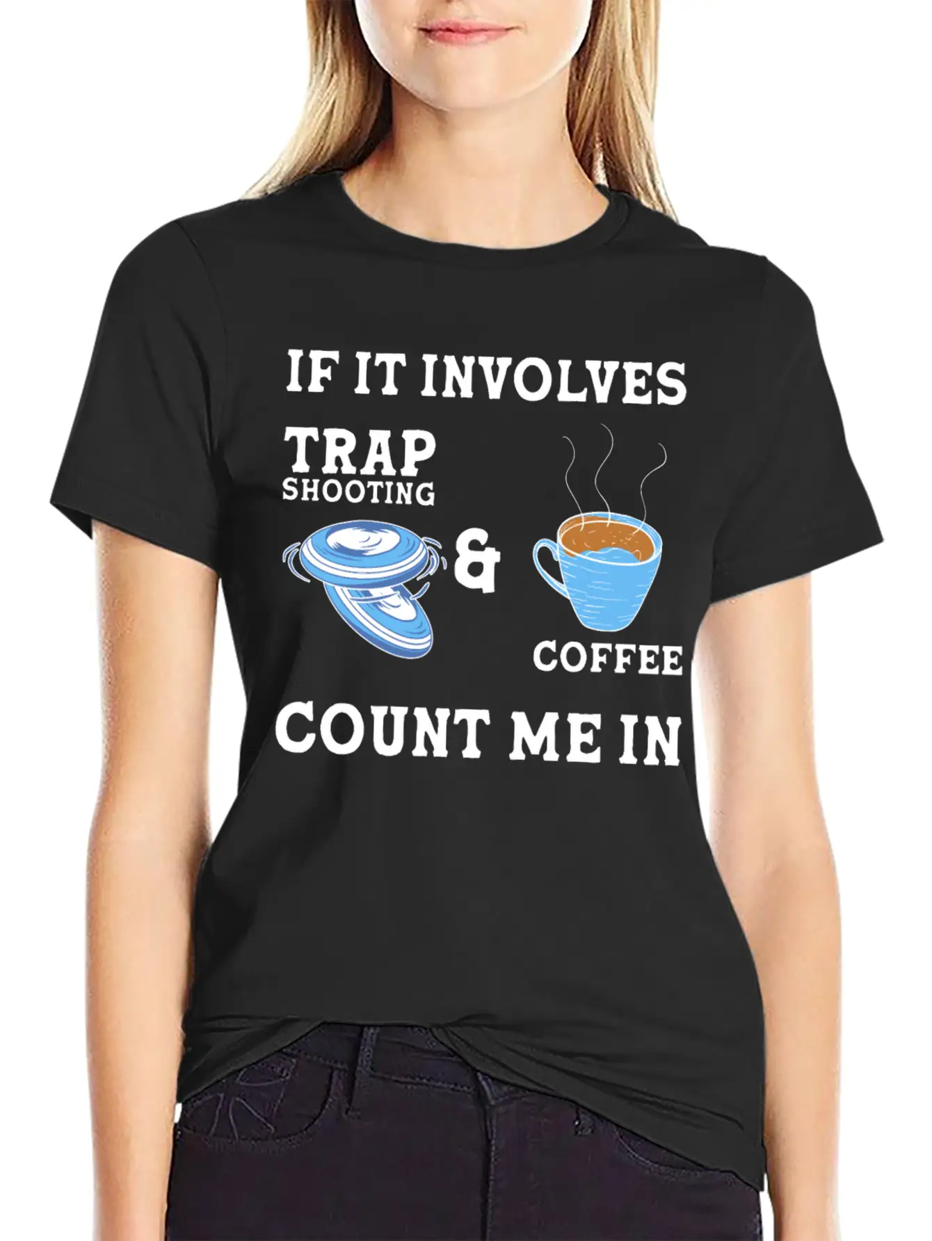 Trap Shooting Clay Shooting Relaxed Everyday Tee – Lightweight And Durable Cotton