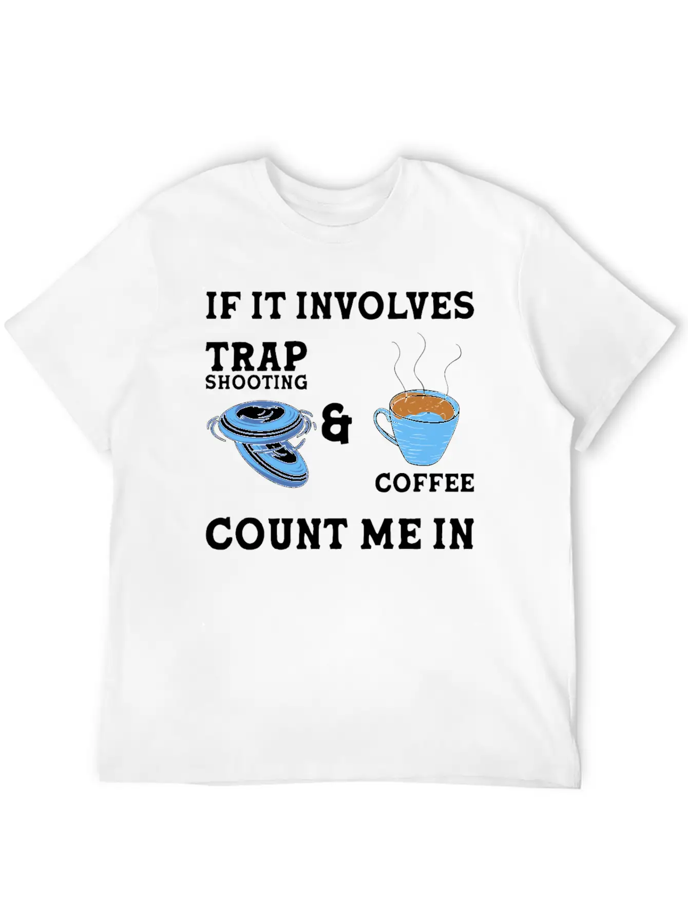 Trap Shooting Clay Shooting Relaxed Everyday Tee – Lightweight And Durable Cotton