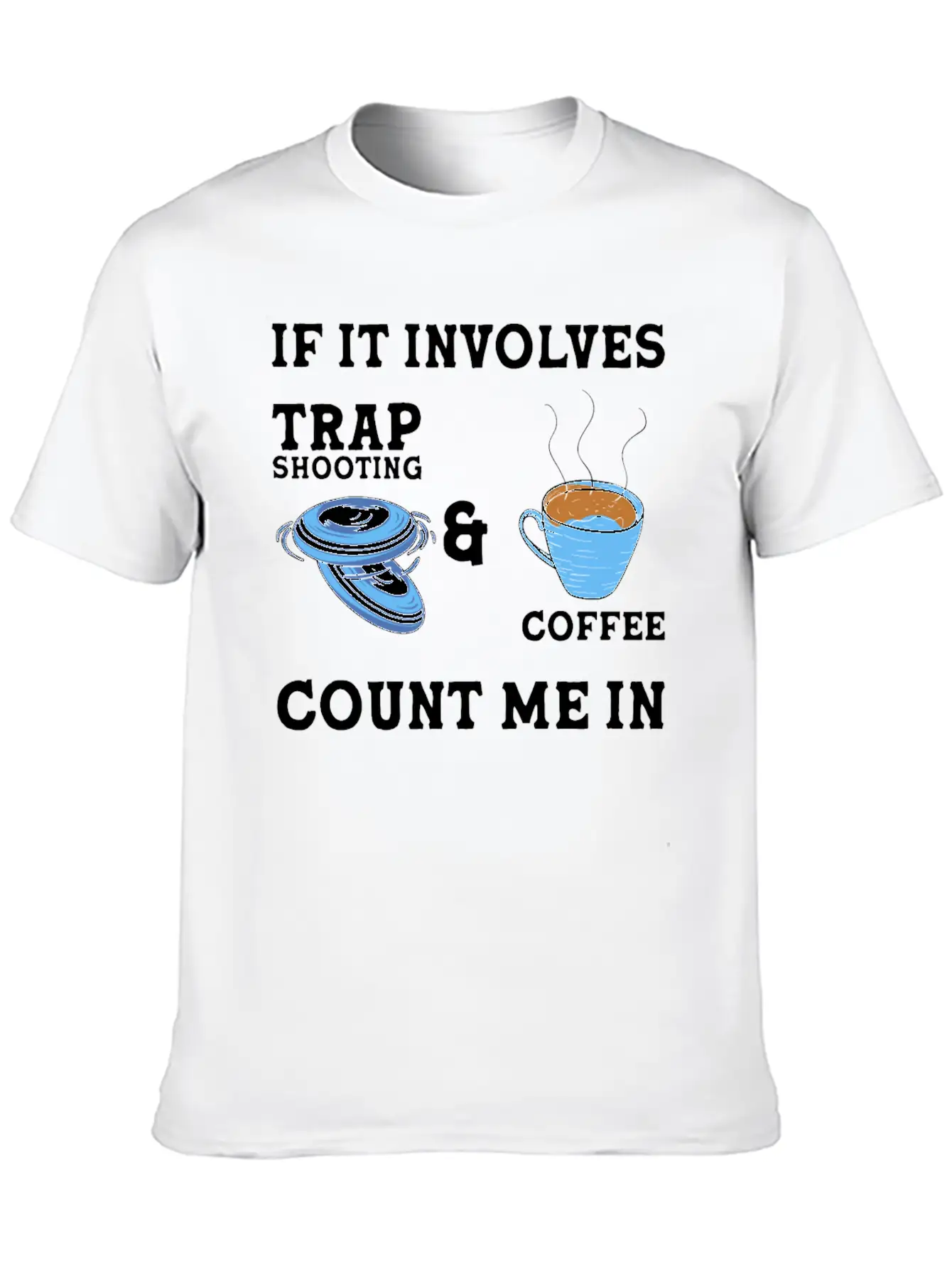 Trap Shooting Clay Shooting Relaxed Everyday Tee – Lightweight And Durable Cotton