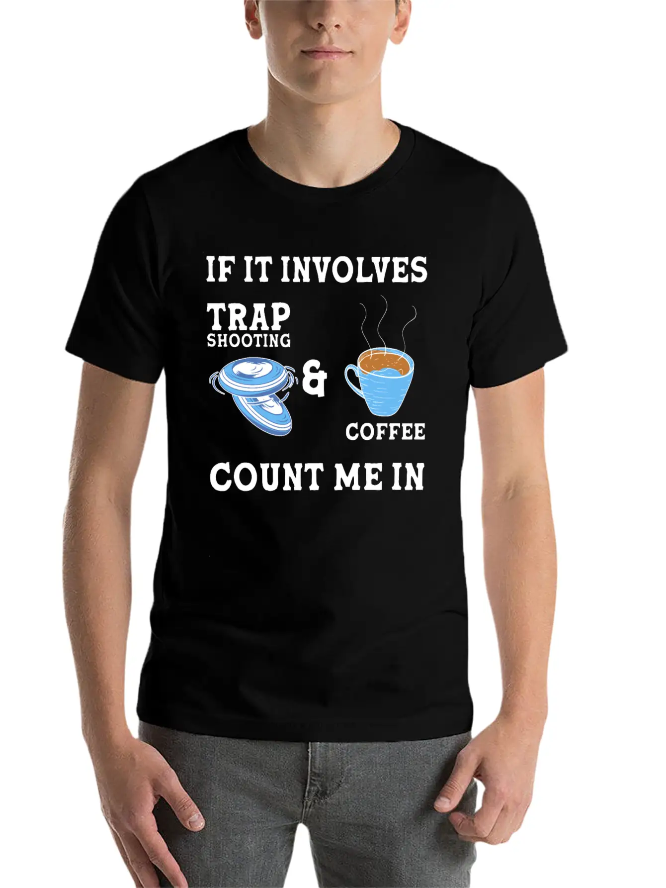 Trap Shooting Clay Shooting Relaxed Everyday Tee – Lightweight And Durable Cotton