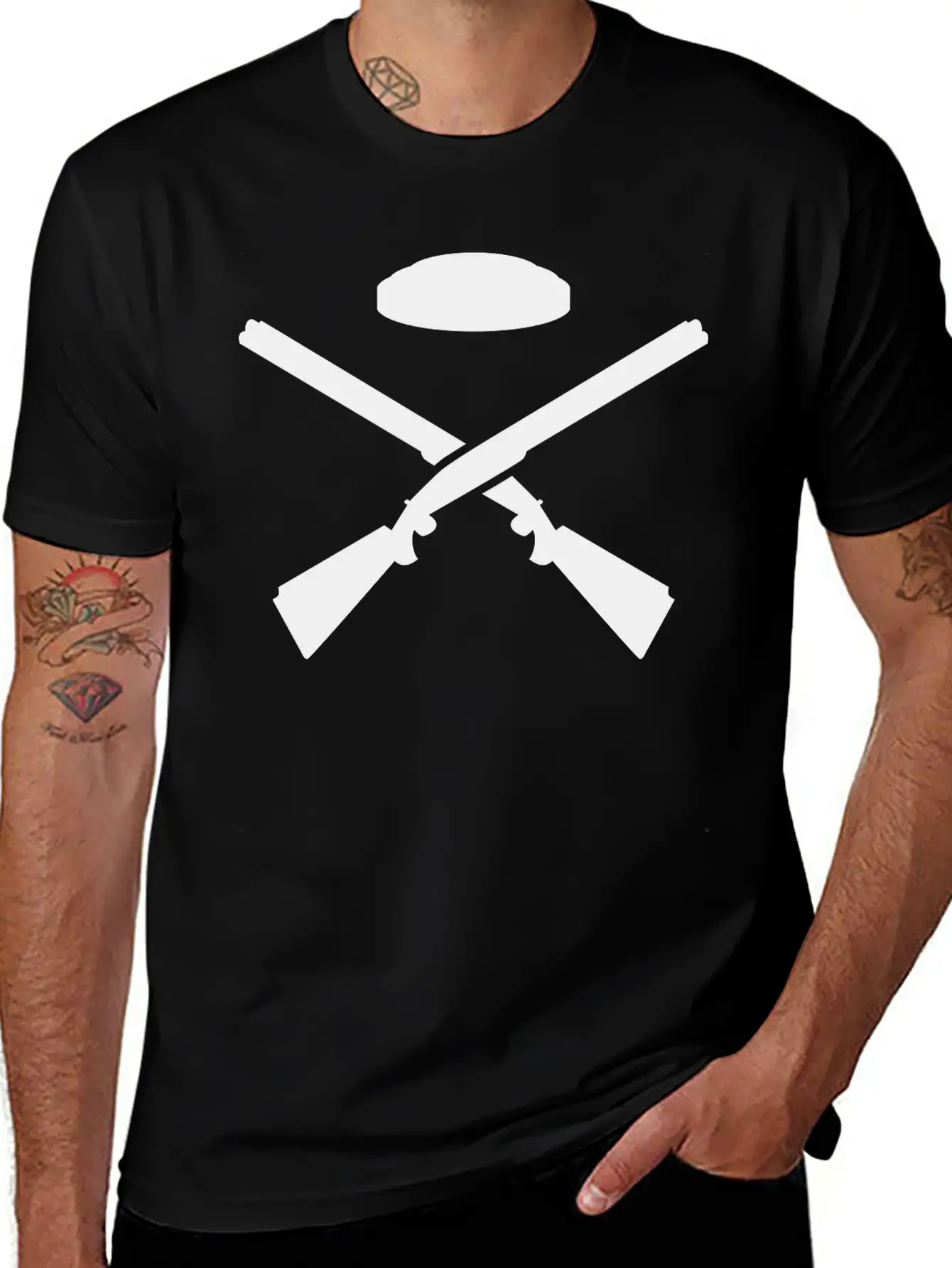 Trap Shooting Lightweight Cotton T-Shirt – Daily Comfort Graphic Shirt