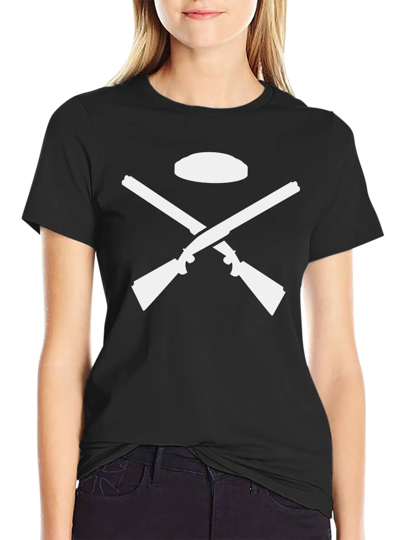 Trap Shooting Lightweight Cotton T-Shirt – Daily Comfort Graphic Shirt
