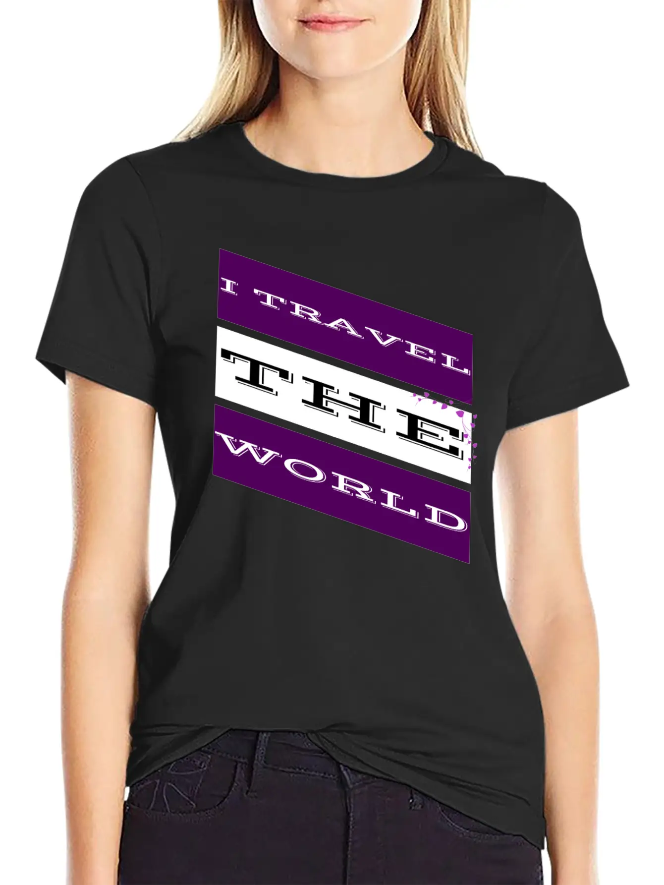 Travel - I Travel The World Unisex Casual T-Shirt – Clean Design For Daily Comfort