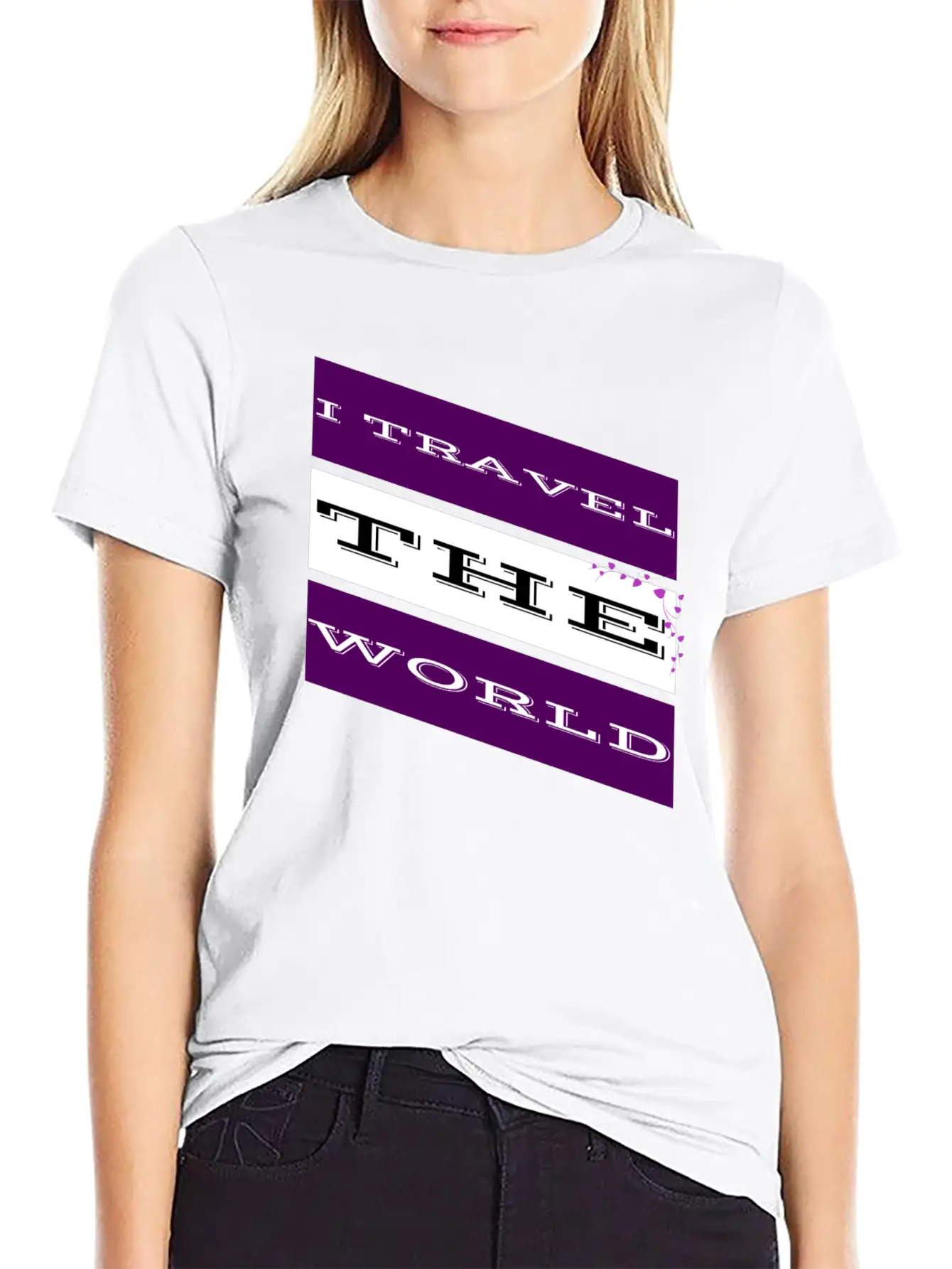 Travel - I Travel The World Unisex Casual T-Shirt – Clean Design For Daily Comfort