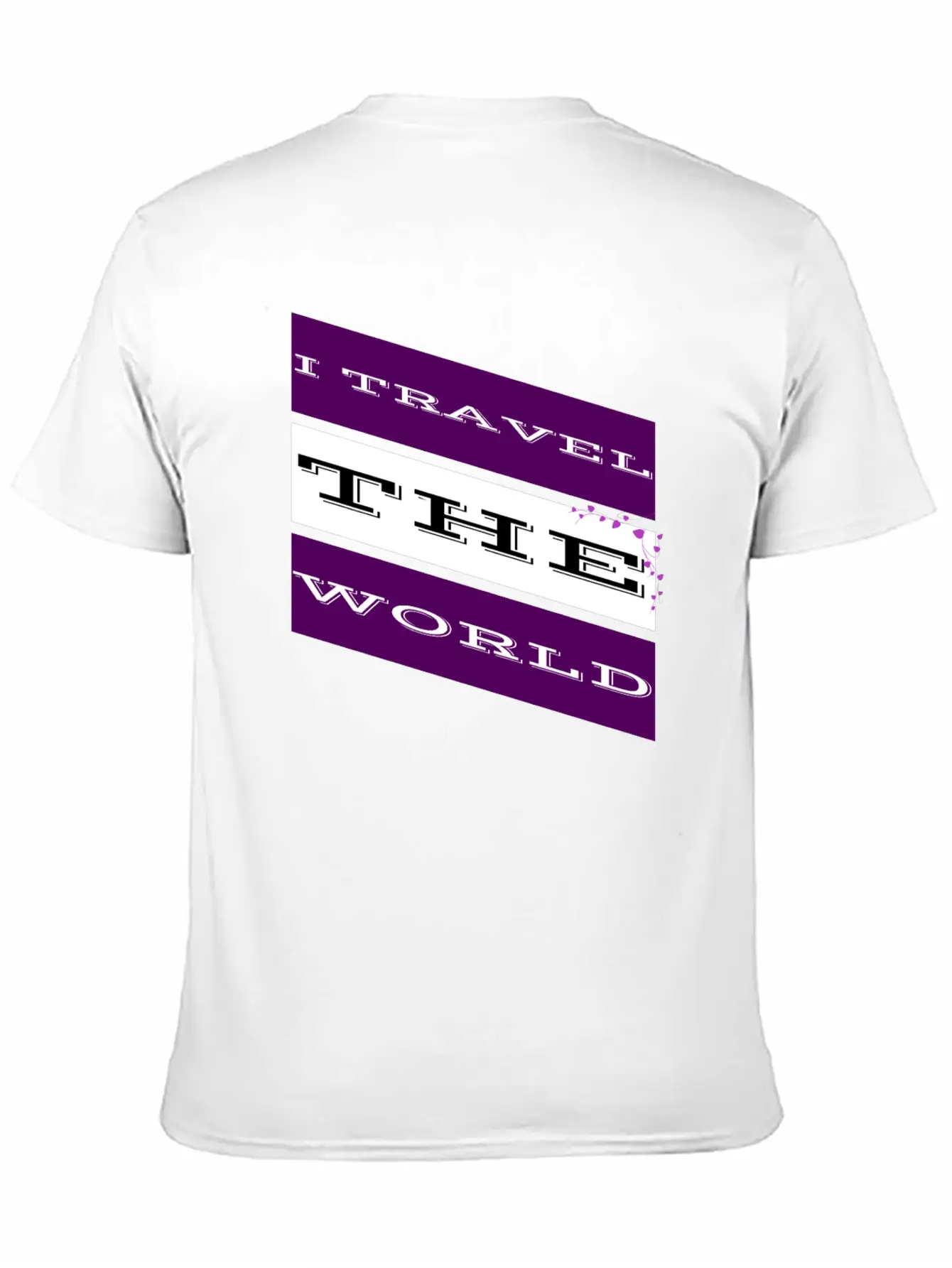 Travel - I Travel The World Unisex Casual T-Shirt – Clean Design For Daily Comfort