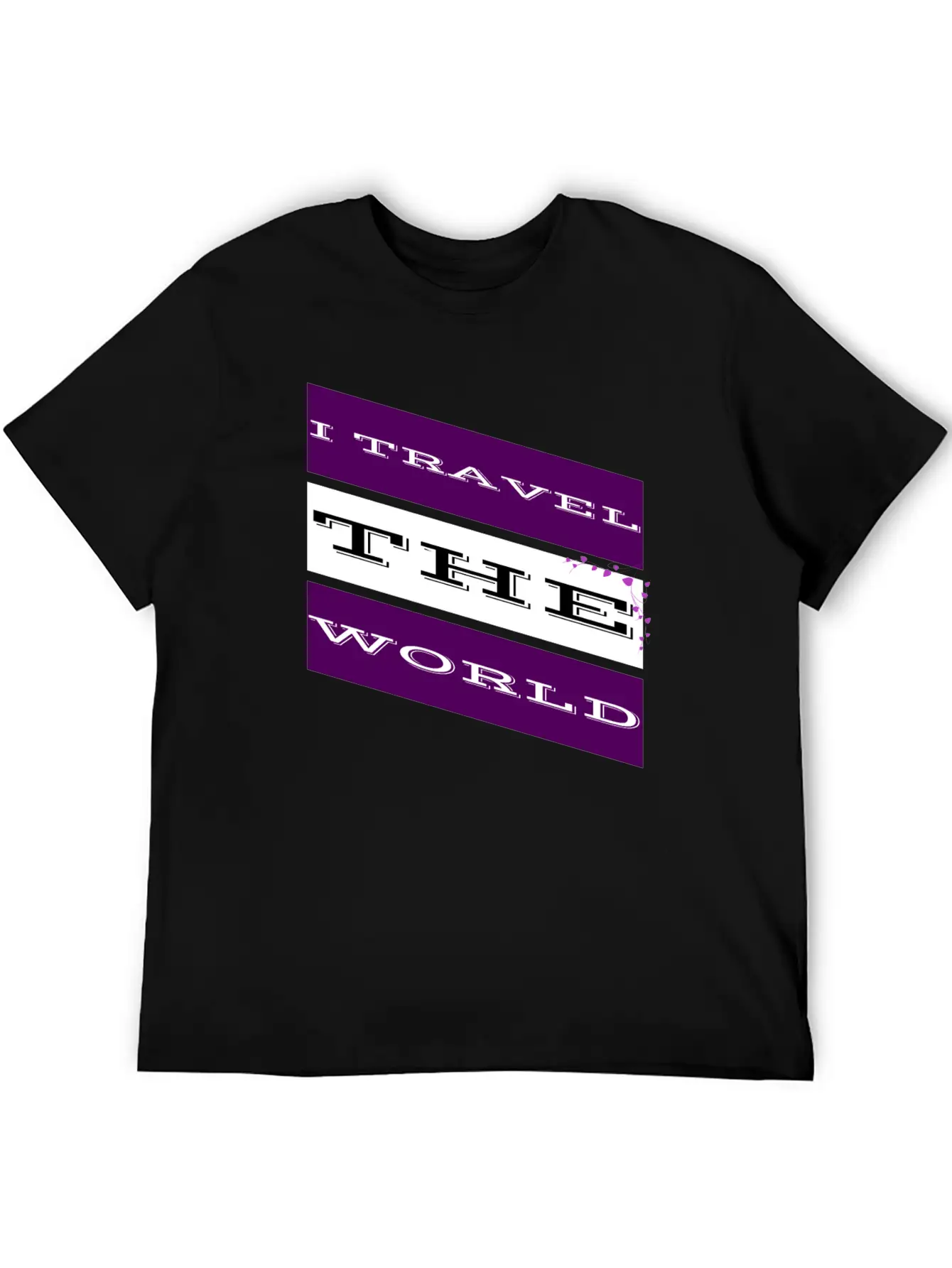 Travel - I Travel The World Unisex Casual T-Shirt – Clean Design For Daily Comfort