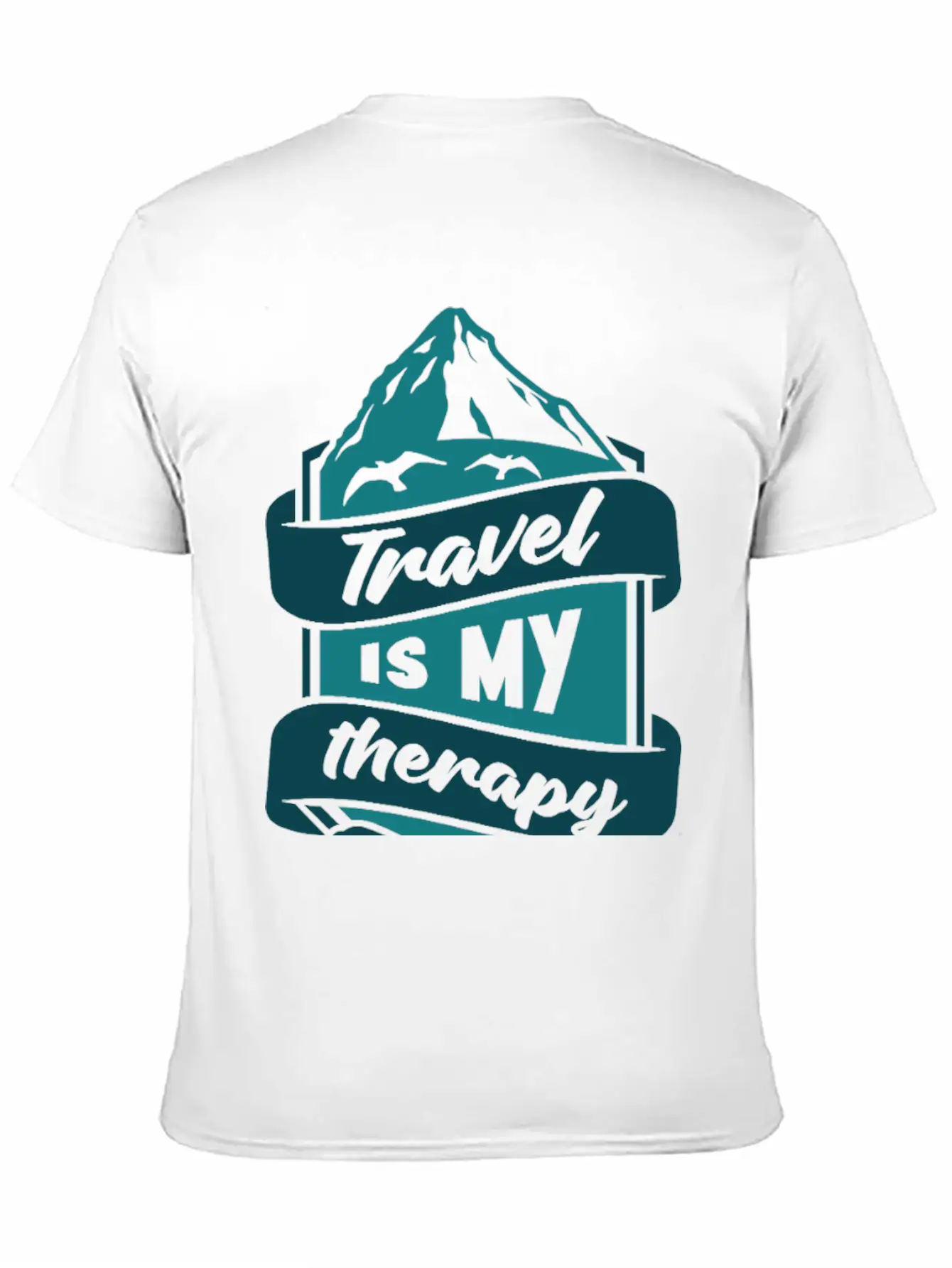 Travel Is My Therapy Unisex Casual T-Shirt – Clean Design For Daily Comfort