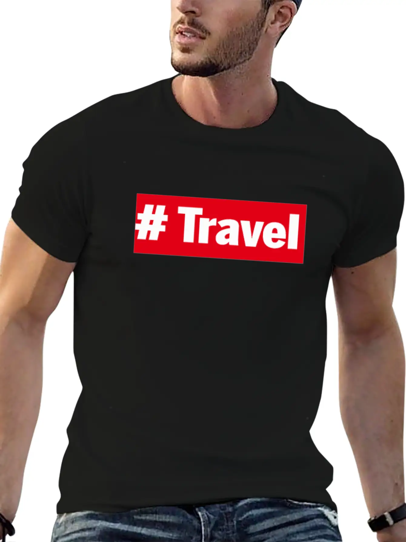 Travel Modern Fit Casual T-Shirt ��� Clean And Versatile Design