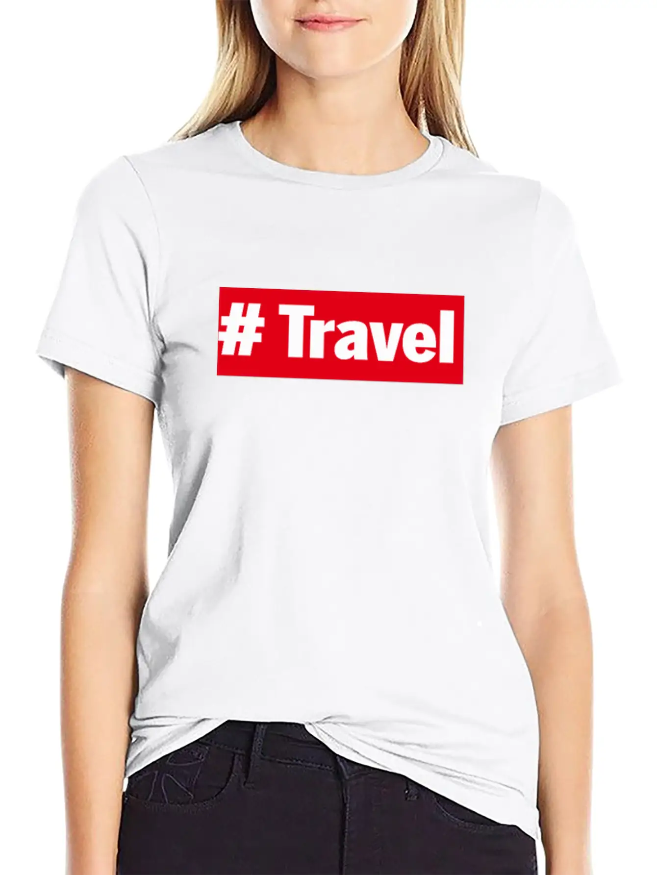 Travel Modern Fit Casual T-Shirt ��� Clean And Versatile Design