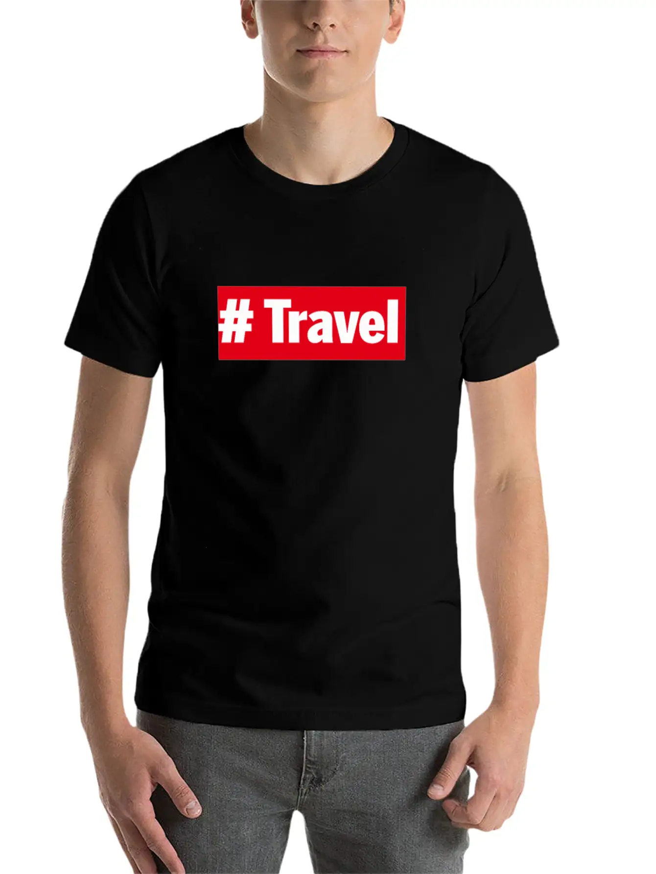 Travel Modern Fit Casual T-Shirt ��� Clean And Versatile Design