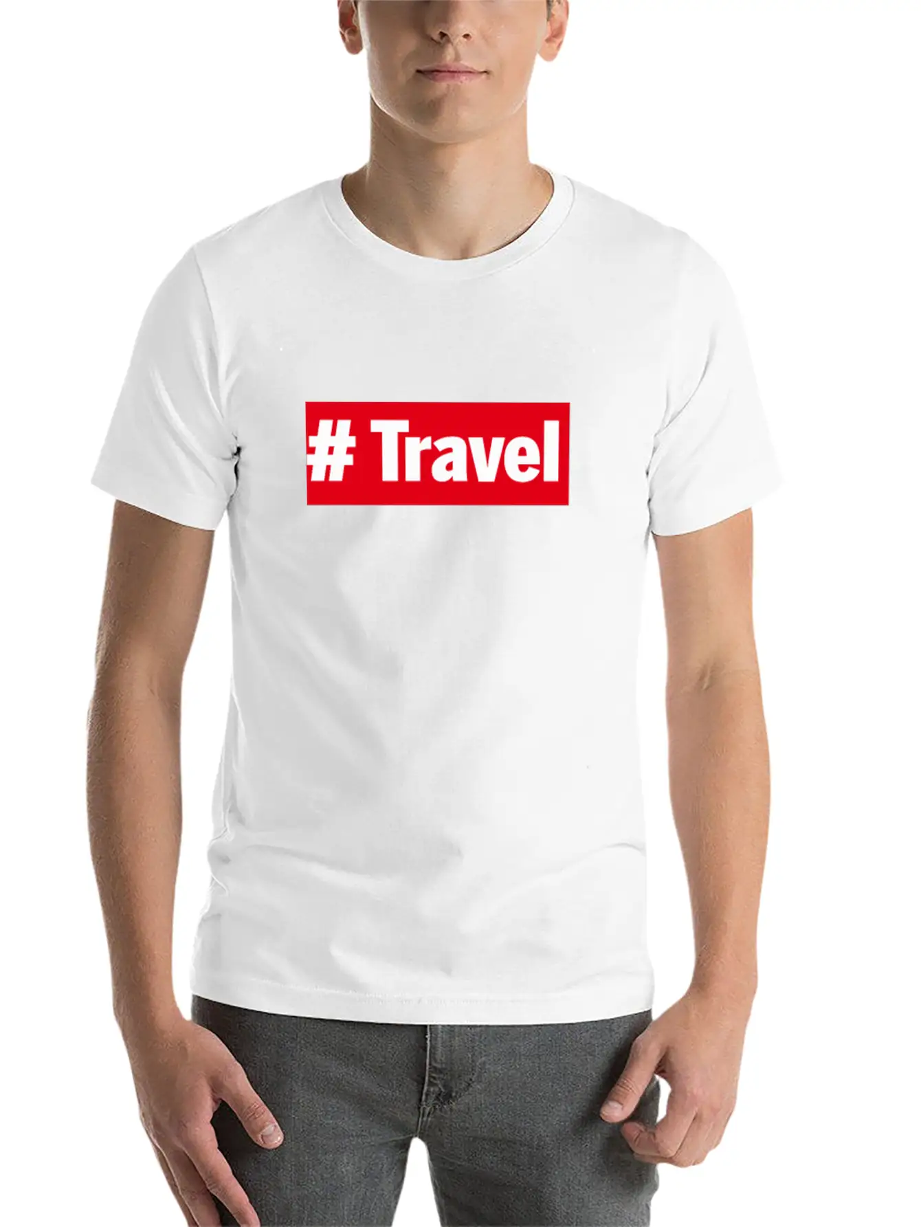 Travel Modern Fit Casual T-Shirt ��� Clean And Versatile Design