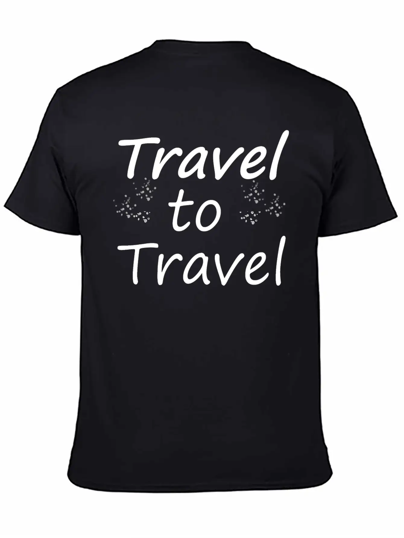 Travel To Travel Classic Fit Graphic Tee For Daily Comfort – Unisex Cotton Shirt
