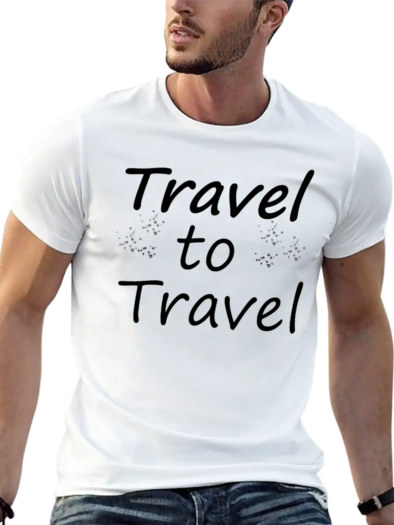 Travel To Travel Classic Fit Graphic Tee For Daily Comfort – Unisex Cotton Shirt