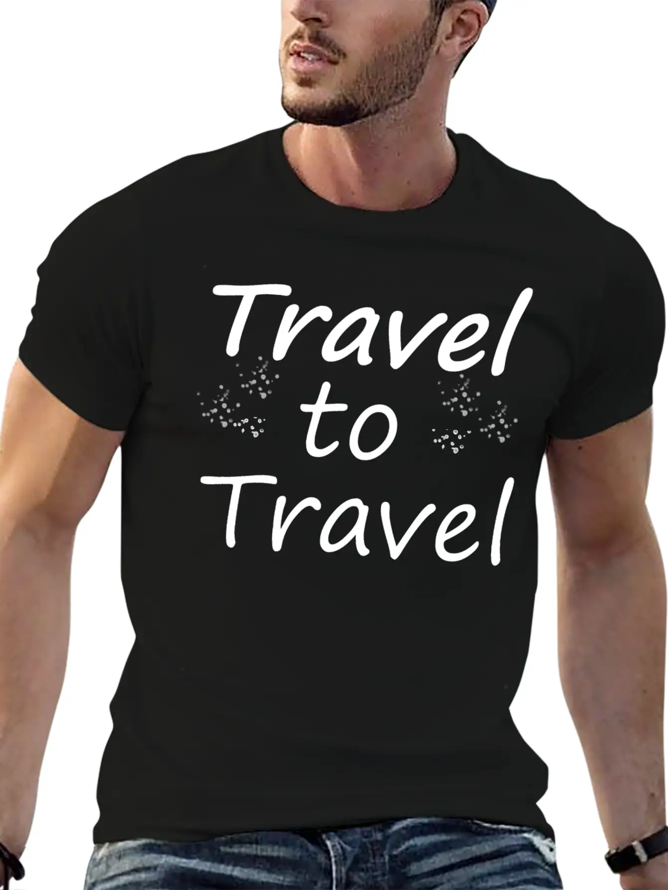 Travel To Travel Classic Fit Graphic Tee For Daily Comfort – Unisex Cotton Shirt
