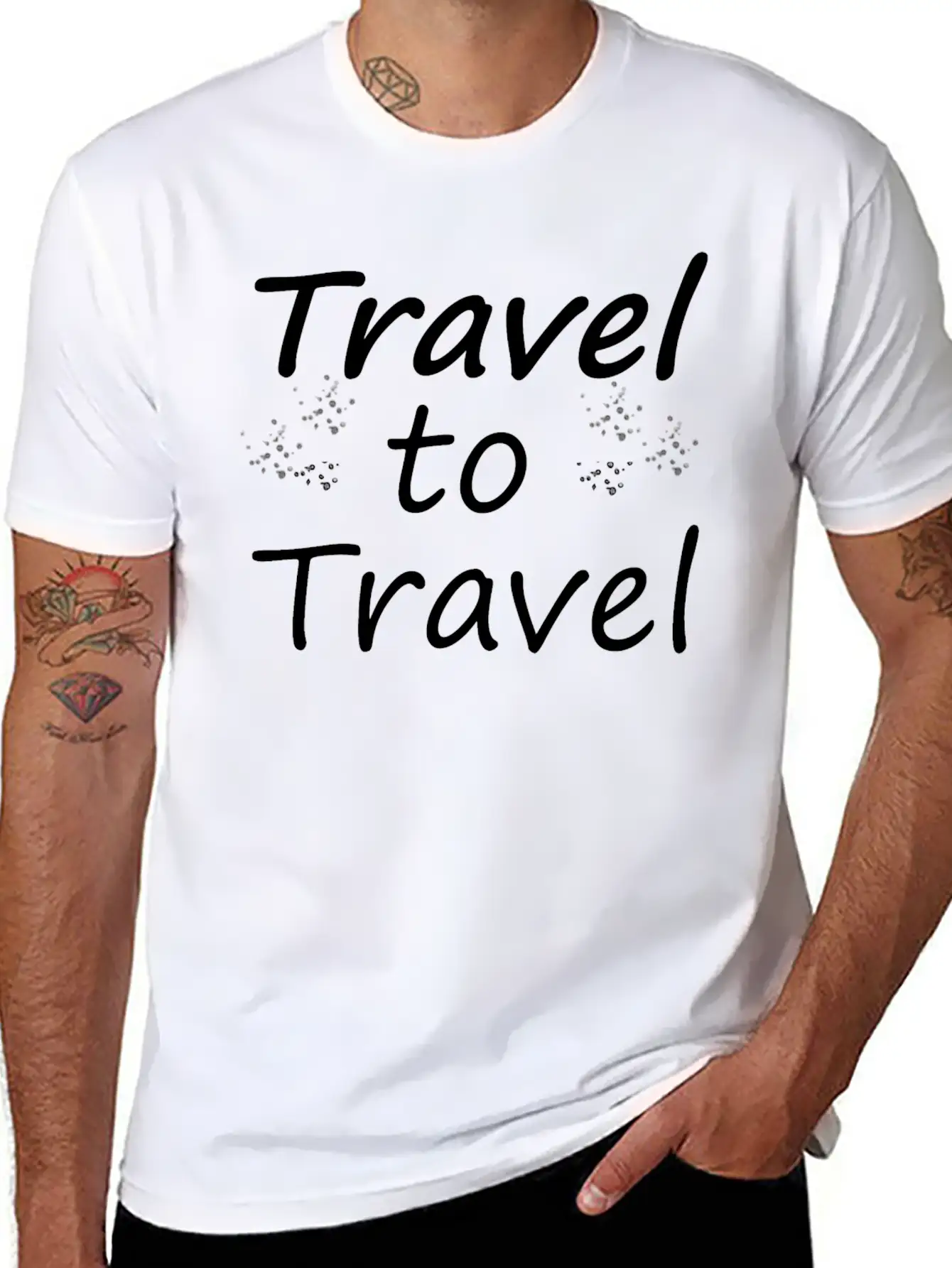 Travel To Travel Classic Fit Graphic Tee For Daily Comfort – Unisex Cotton Shirt